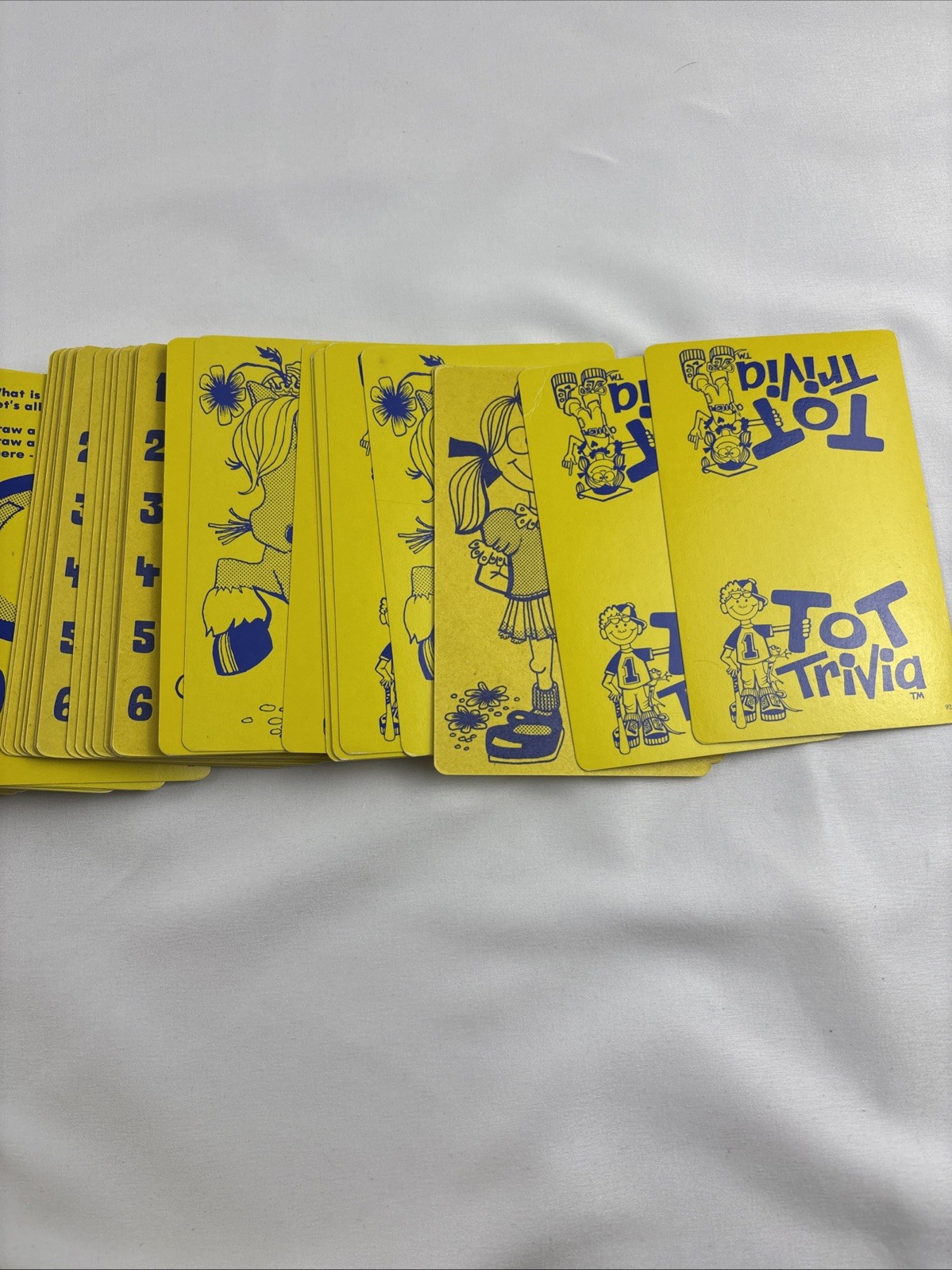 VTG Complete 1984 Tot Trivia Game 108 Cards & Over 600 Questions For Ages 3-6