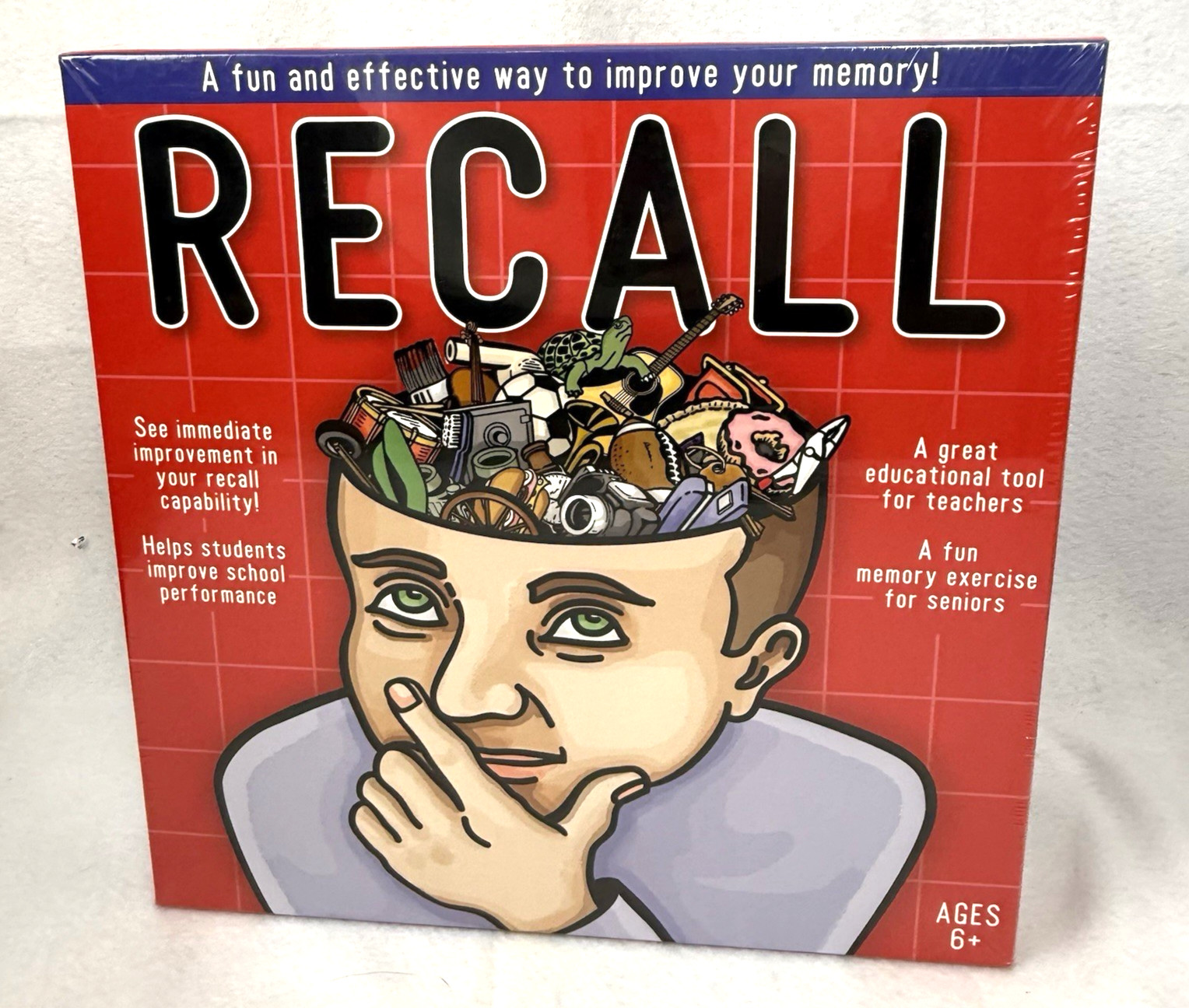 Recall Board Game LMD Enterprises 2011 Memory Improvement 2011 SEALED NOS