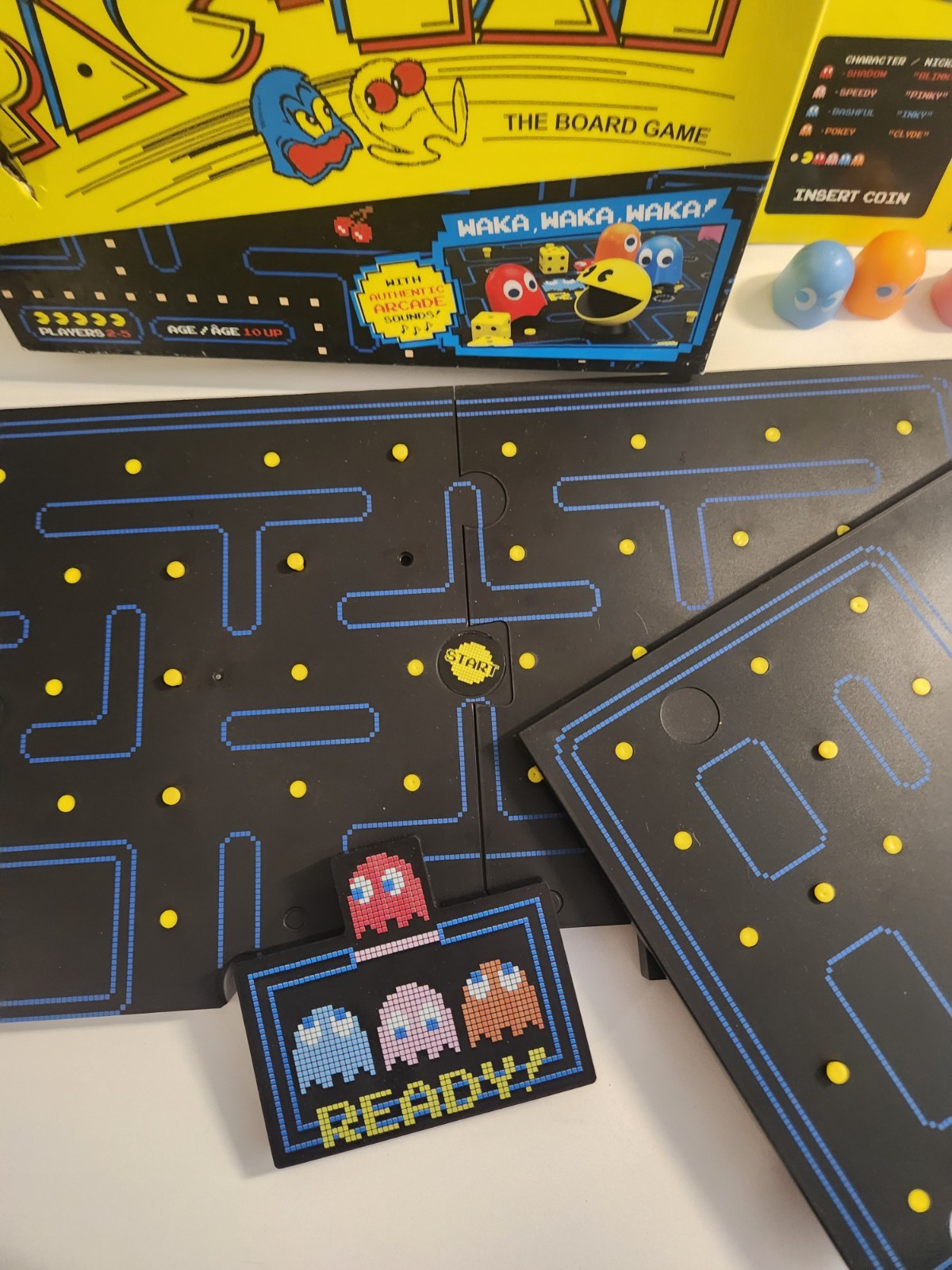 Pac Man The Board Game Classic Retro Arcade Table Top Game Complete 10 years