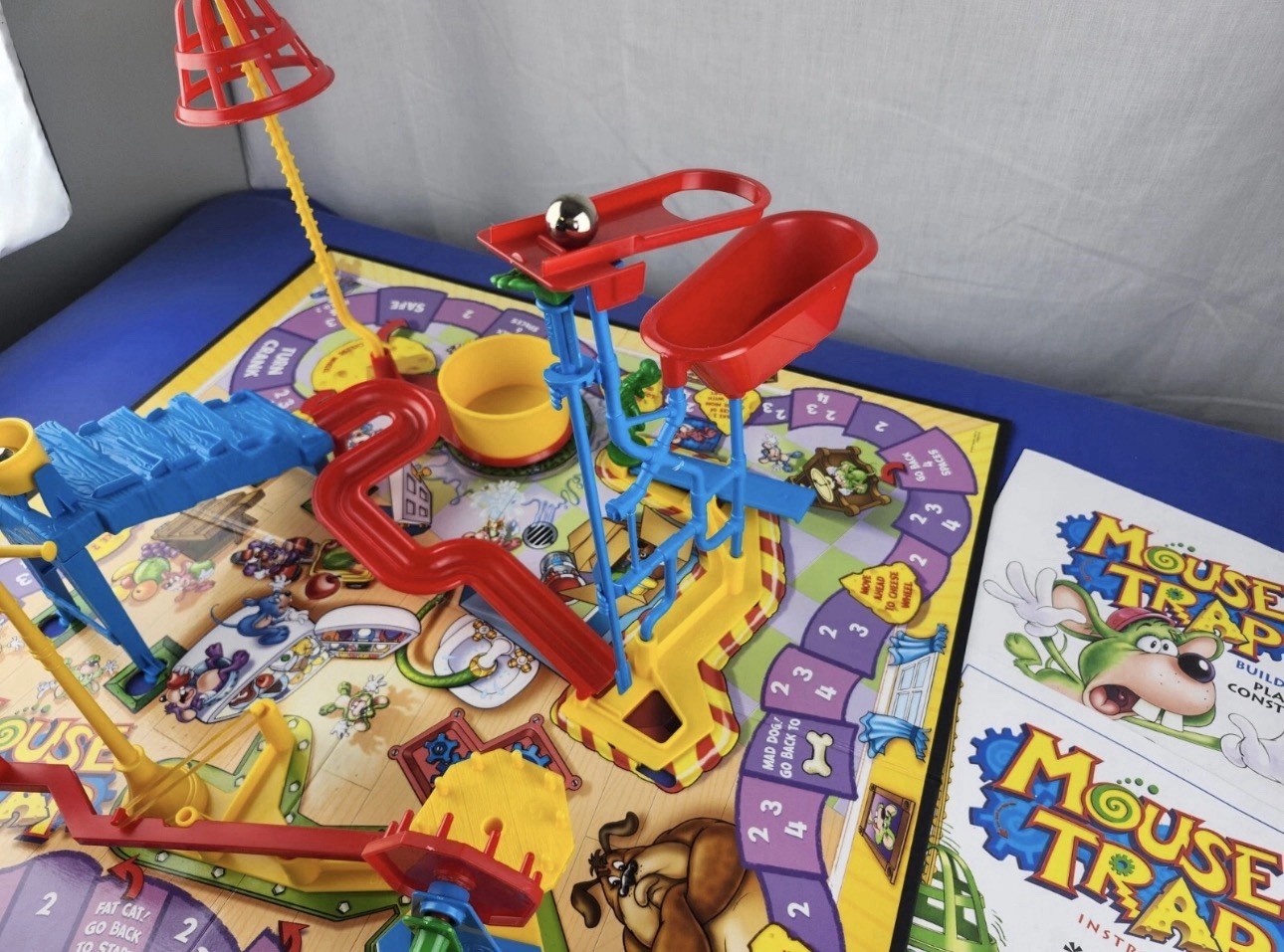 Mouse Trap Board Game Complete Milton Bradley Hasbro 100% All Parts VGUC