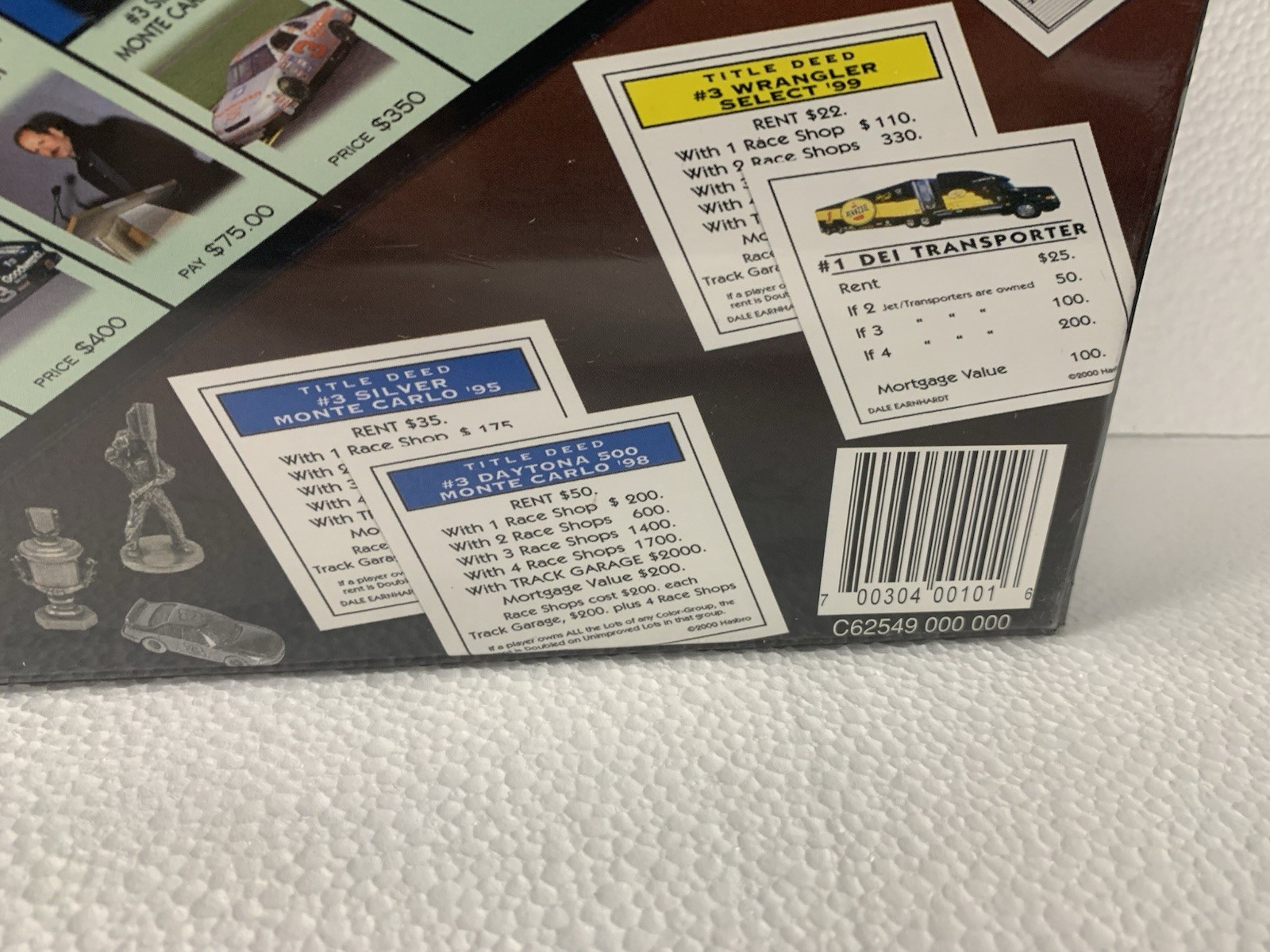 Sealed Vintage Monopoly Nascar Dale Earnhardt Collector’s Edition Board Game
