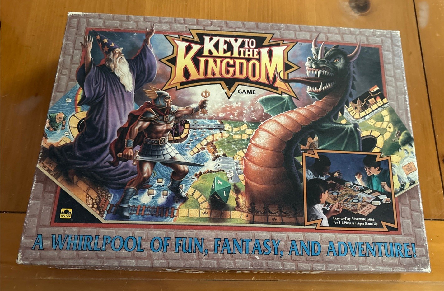 Vintage 1992 Key To The Kingdom Fantasy Adventure Board Game Complete
