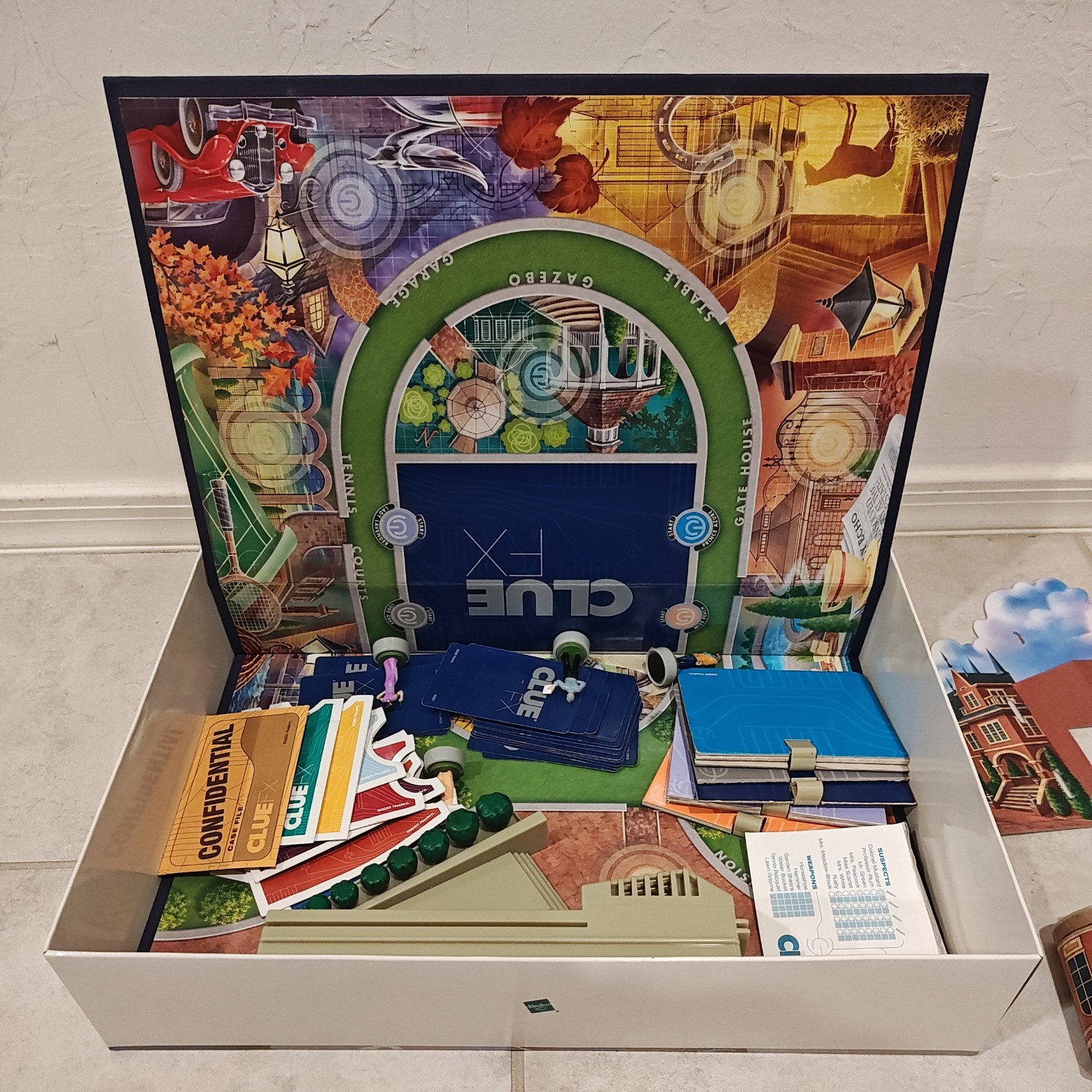 Clue FX Parker Brothers 2003 Electronic Board Game Detective Complete & Tested
