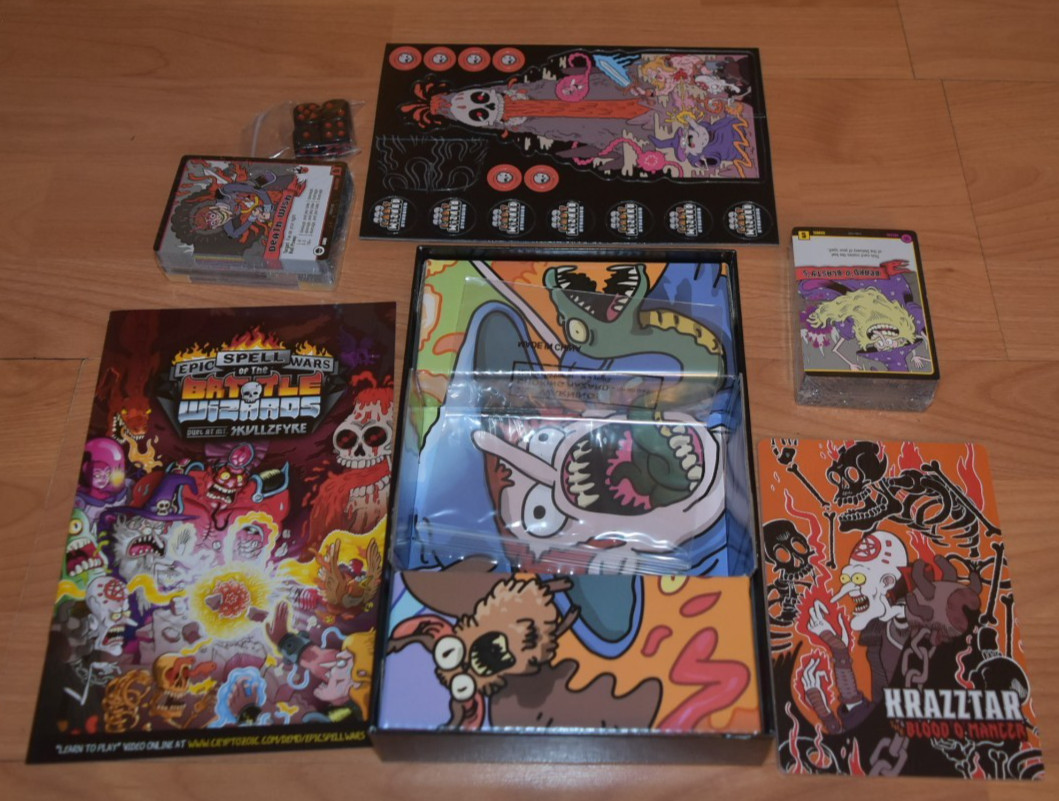 Cryptozoic Epic Spell Wars of the Battle Wizards Duel at Mt. Skullzfyre Game