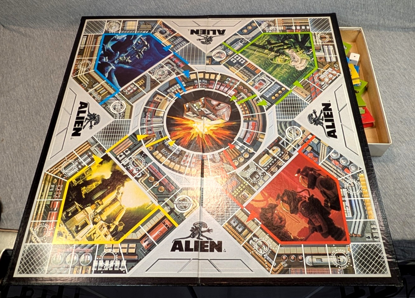 1979 ALIEN Board Game by Kenner 40460 COMPLETE w/ Instructions
