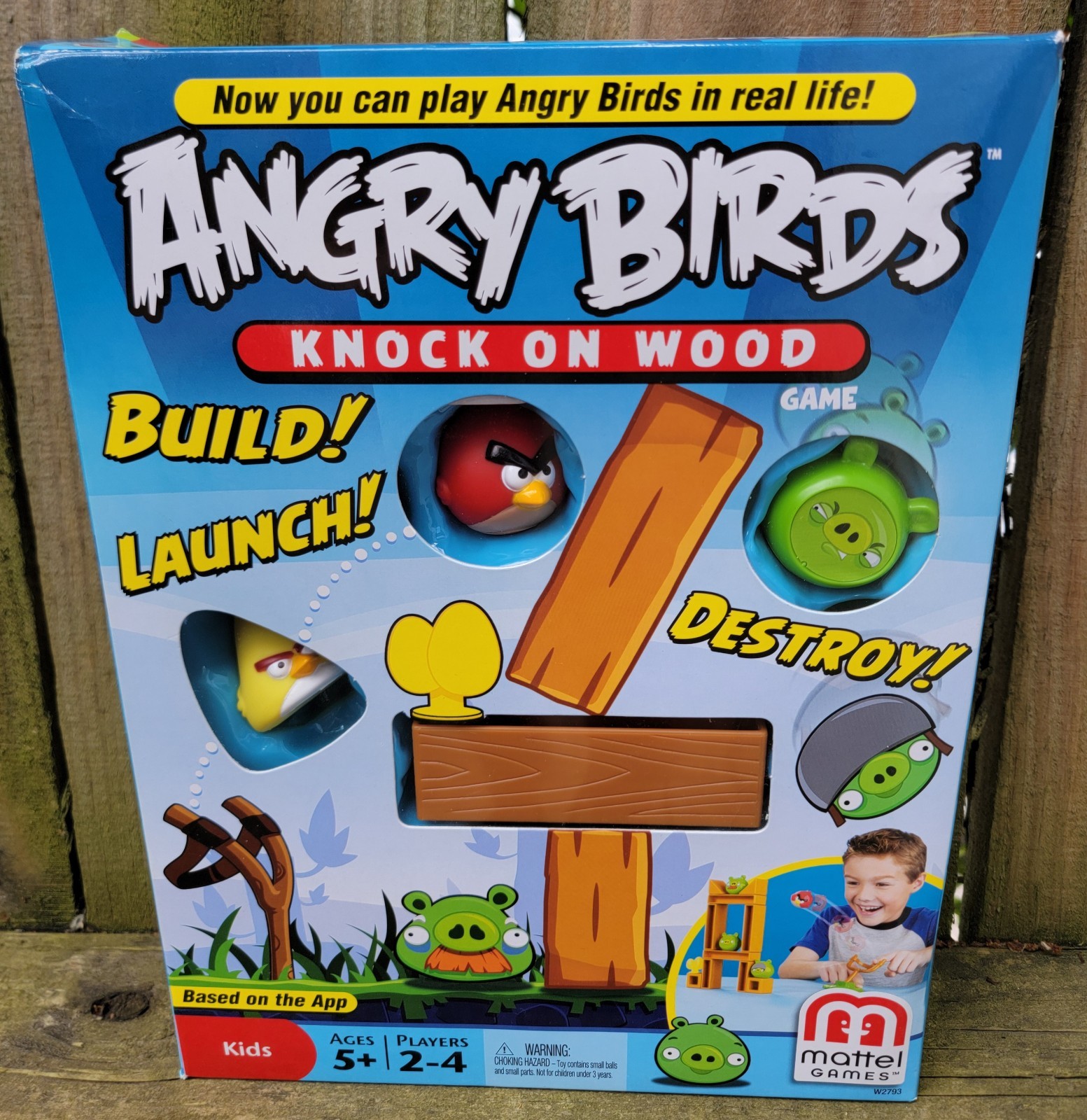 NEW NIP Angry Birds Knock On Wood Game Toy 2012