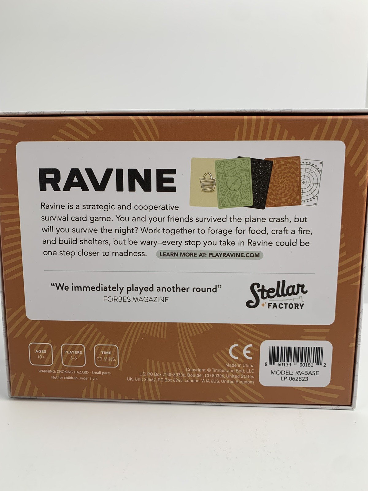 Ravine A Crafty And Cooperative Card Game Stellar Factory New In Box Sealed