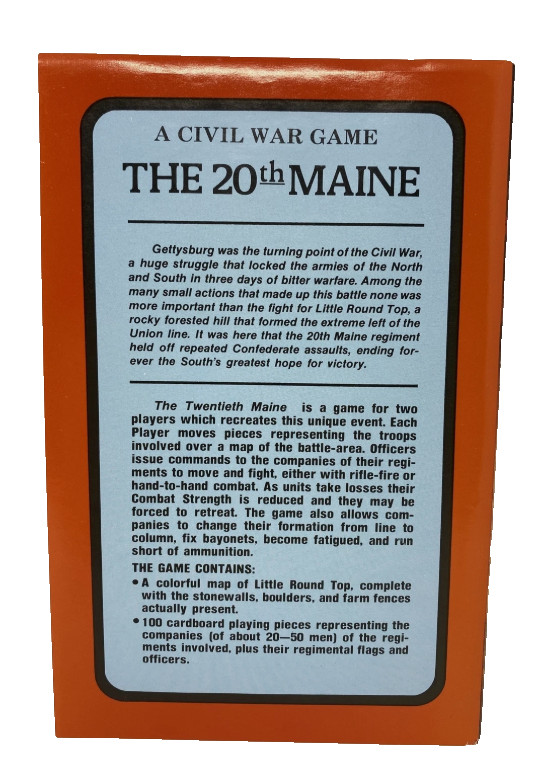 1979 OSG Wargames: Arcola, Battles of The Hundred Days, The 20th Maine