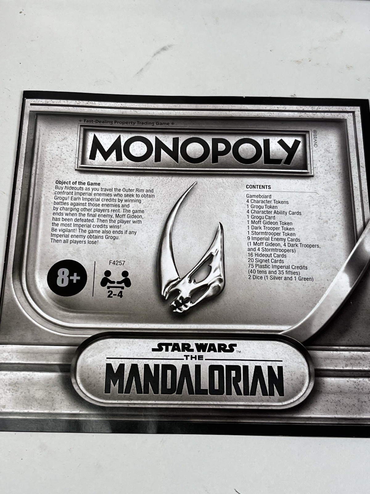 Monopoly: Star Wars The Mandalorian Board Game Instruction Manual Only, Parts