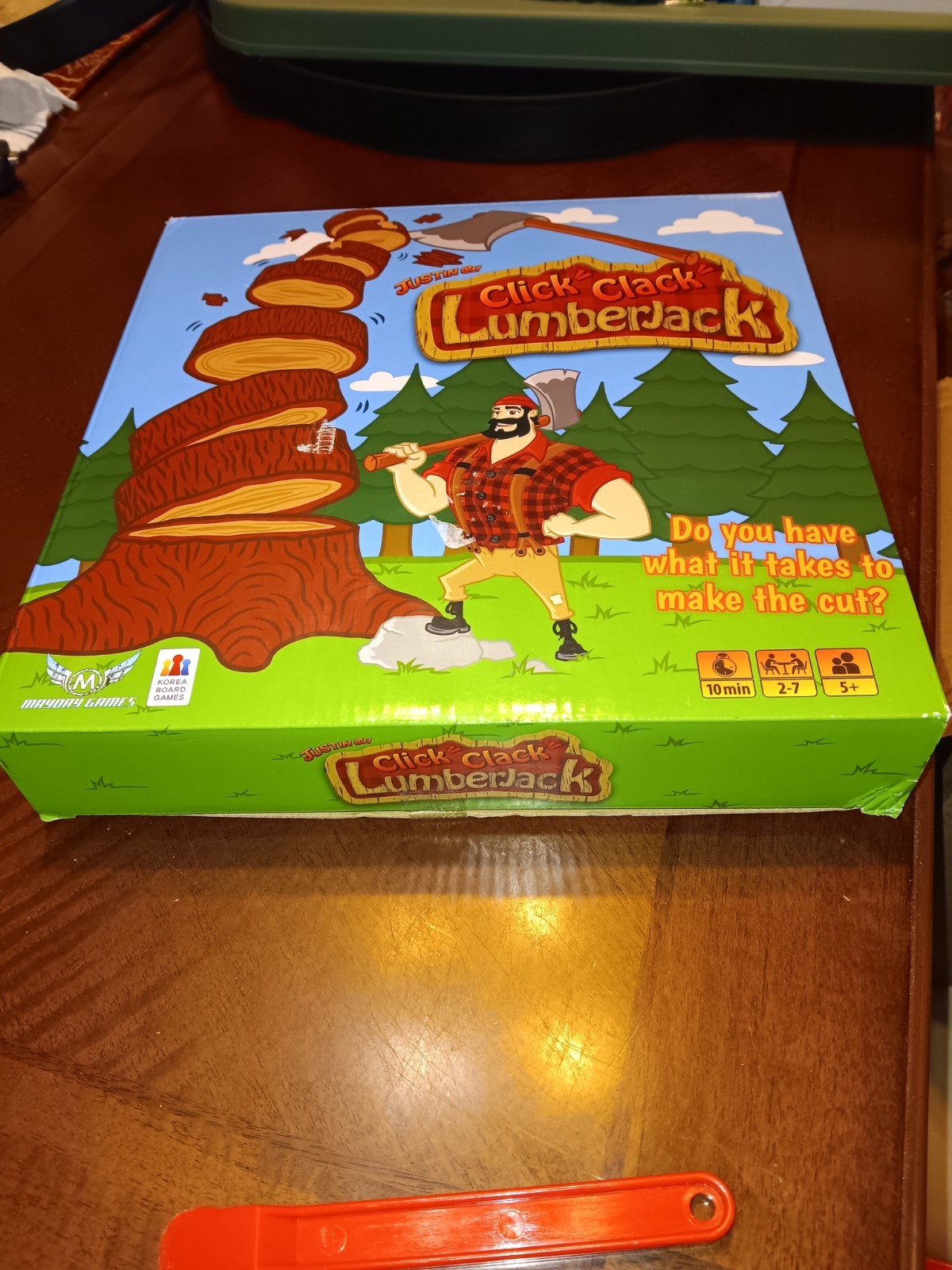 Click Clack Lumberjack Mayday Games Family Game Korea 2011 Kickstarter COMPLETE!