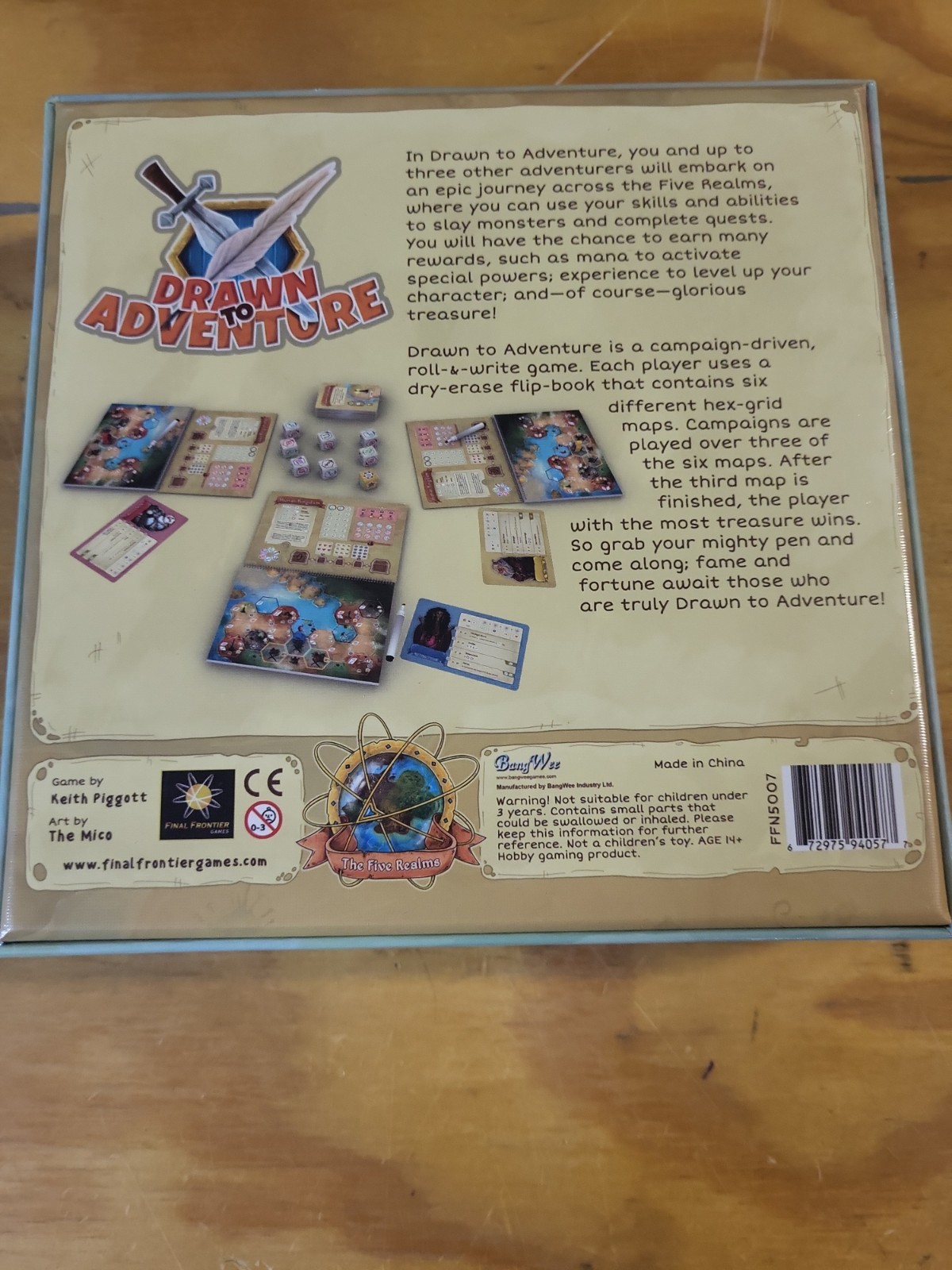 Final Frontier Boardgame Drawn to Adventure (New)