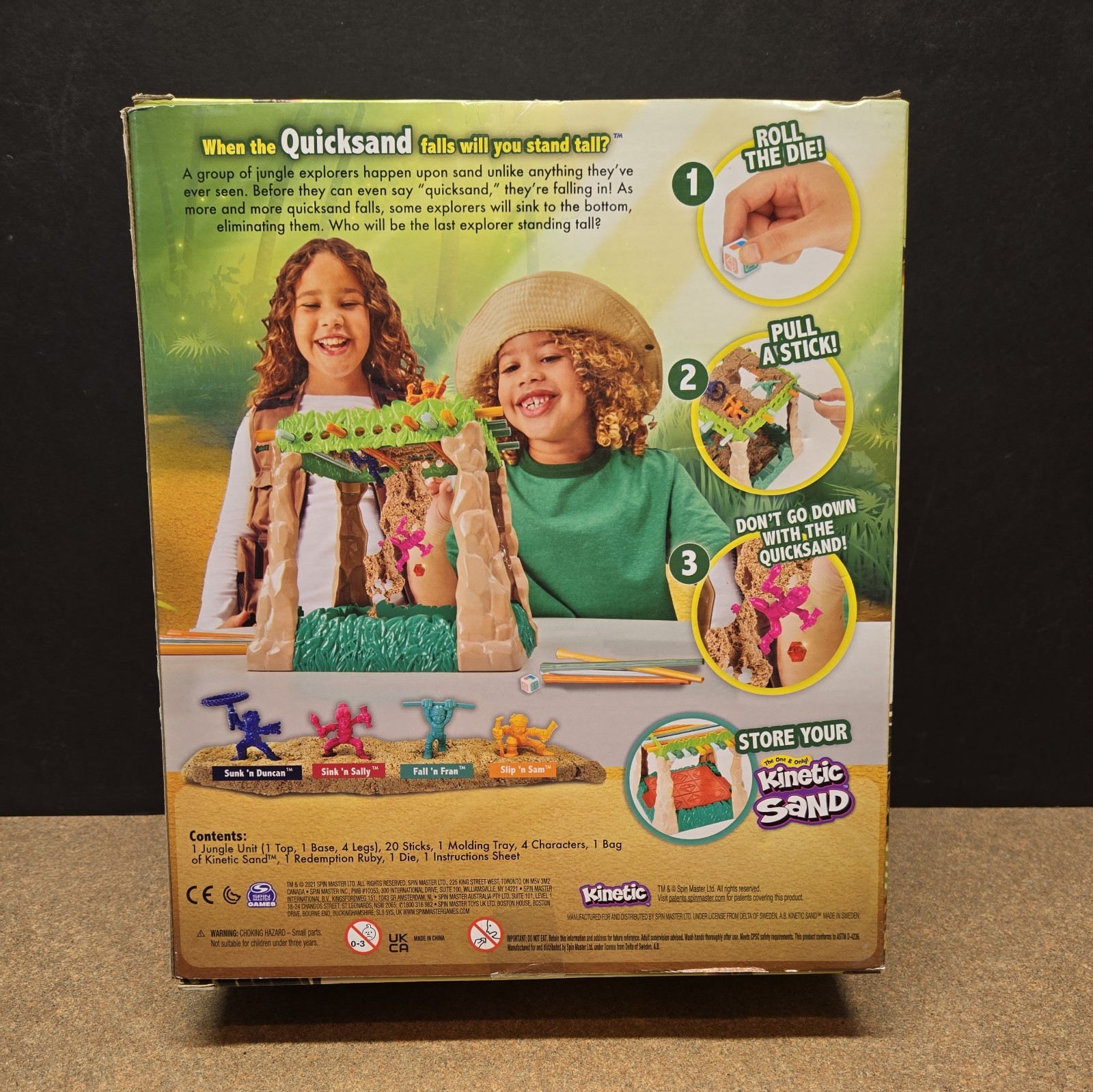 Spin Master Games Sink n’ Sand Family Adventure Game Includes Kinetic Sand