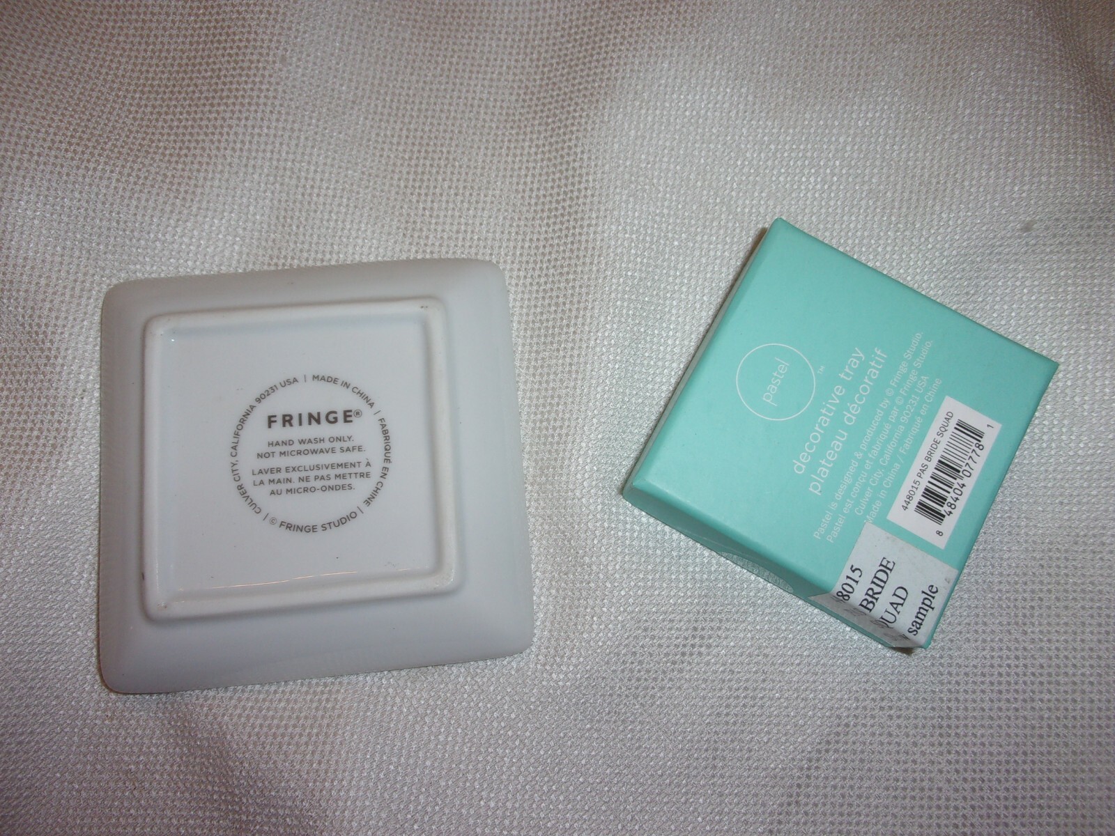 WEDDING BRIDE SQUAD TURQUOISE I SAID YES RING TRAY HOLDER TRINKET LOT
