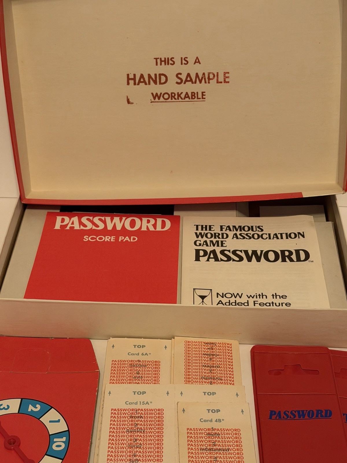 Password game 22nd Edition Open / Unused Complete Milton Bradley HAND SAMPLE