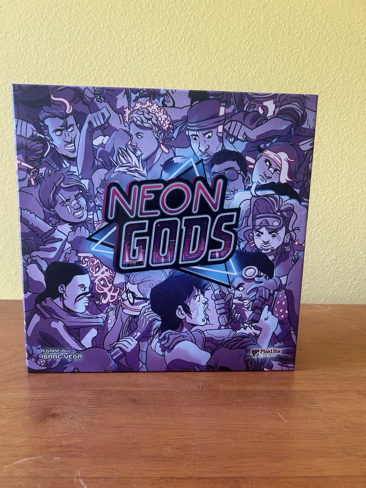 Neon Gods Board Game – Plaid Hat Games – Excellent Condition