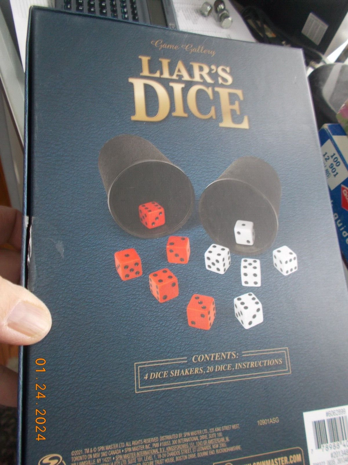 Liar’s Dice Game, Complete in Box, Excellent