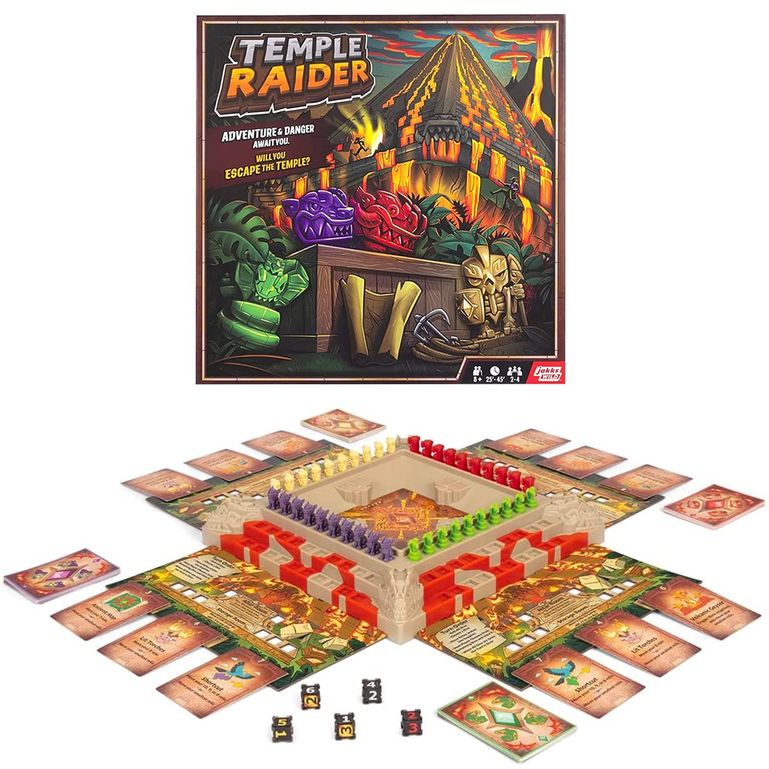 Temple Raider Board Game | | Strategy Board-Game | Family Dice Game for Adult…