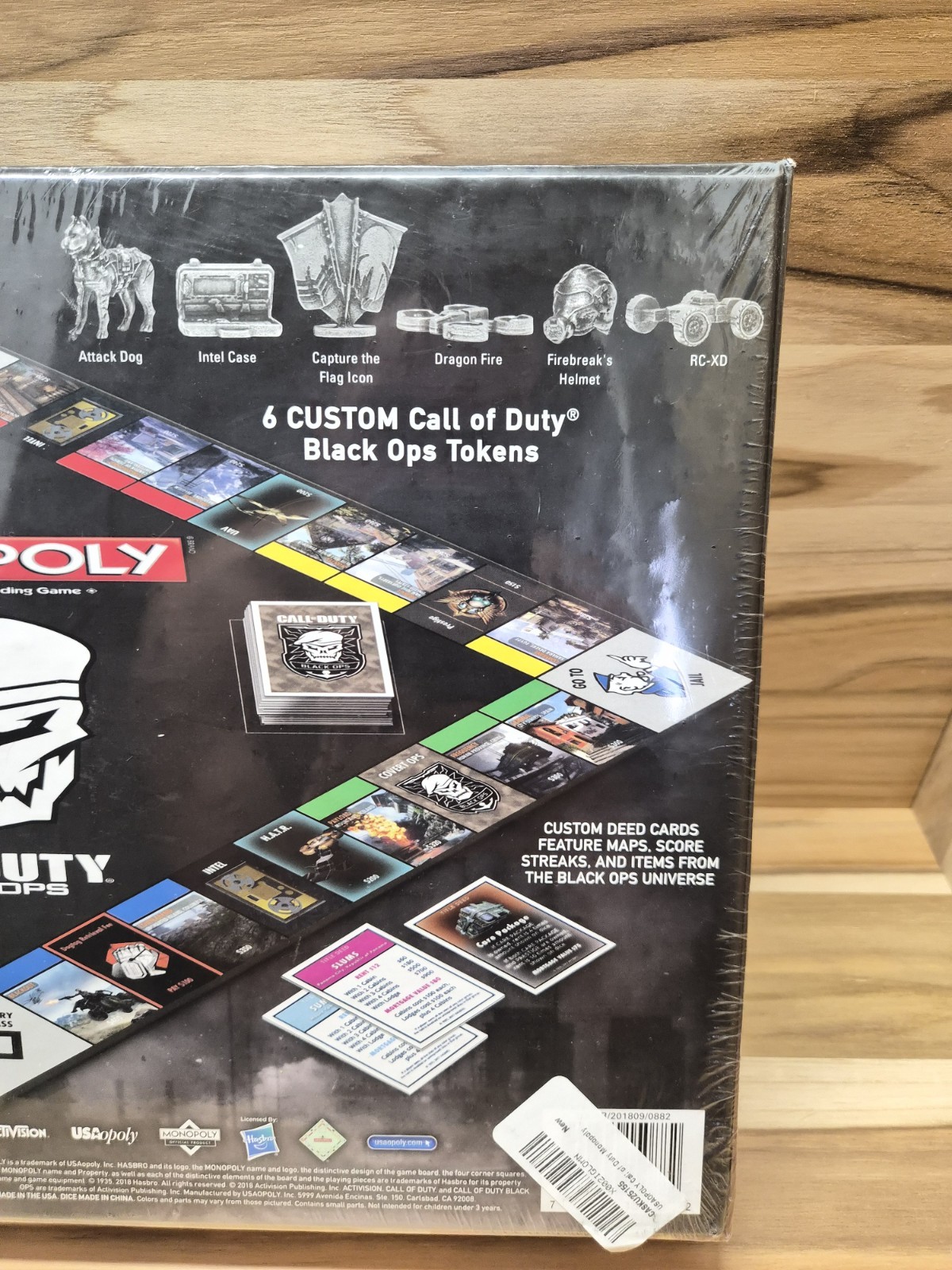 MONOPOLY Call of Duty Black Ops Edition Board Game 2018 Factory Sealed NIB