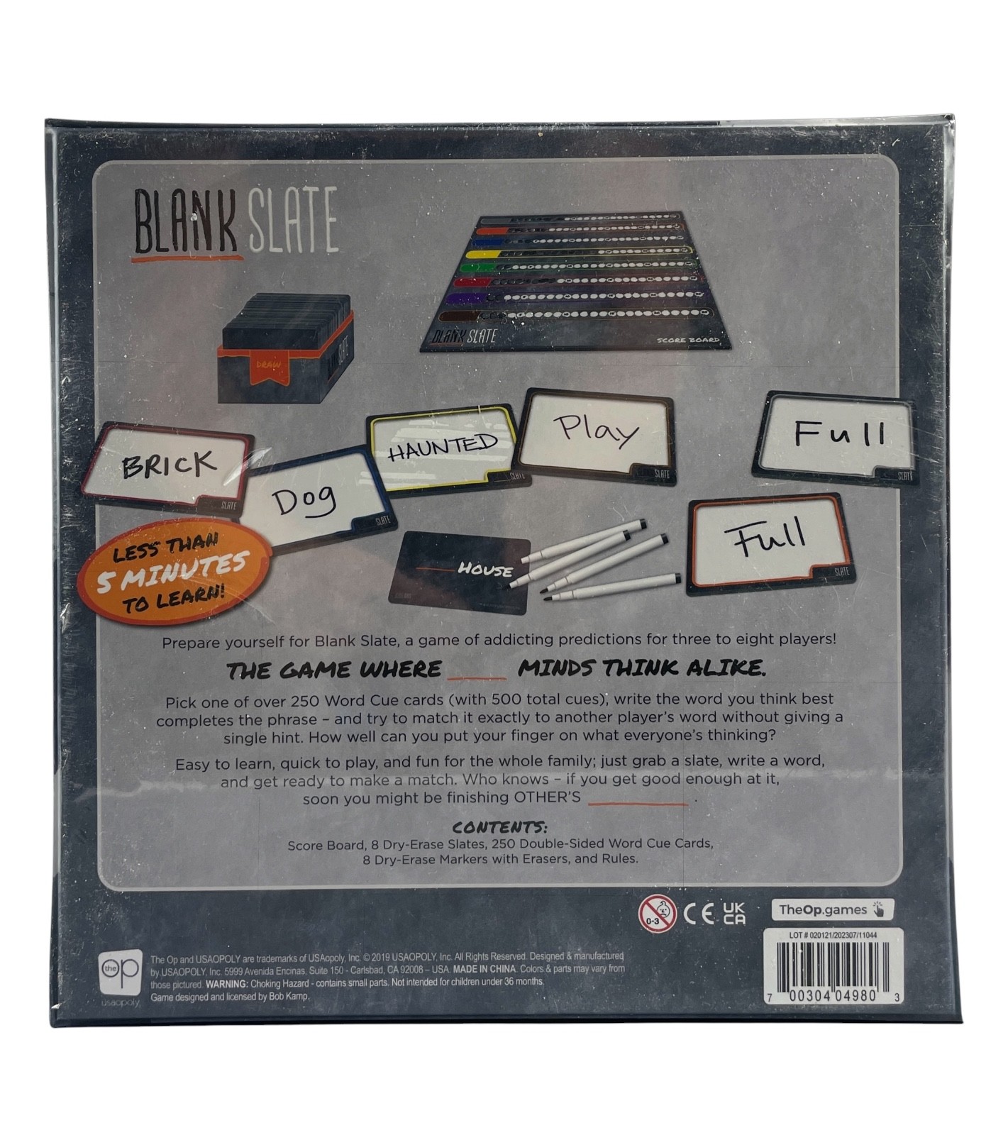 OBO💫🎲 SEALED NEW UNOPENED BLANK SLATE THE OP GAMES PARTY GAME COMPLETE SET🎲💫