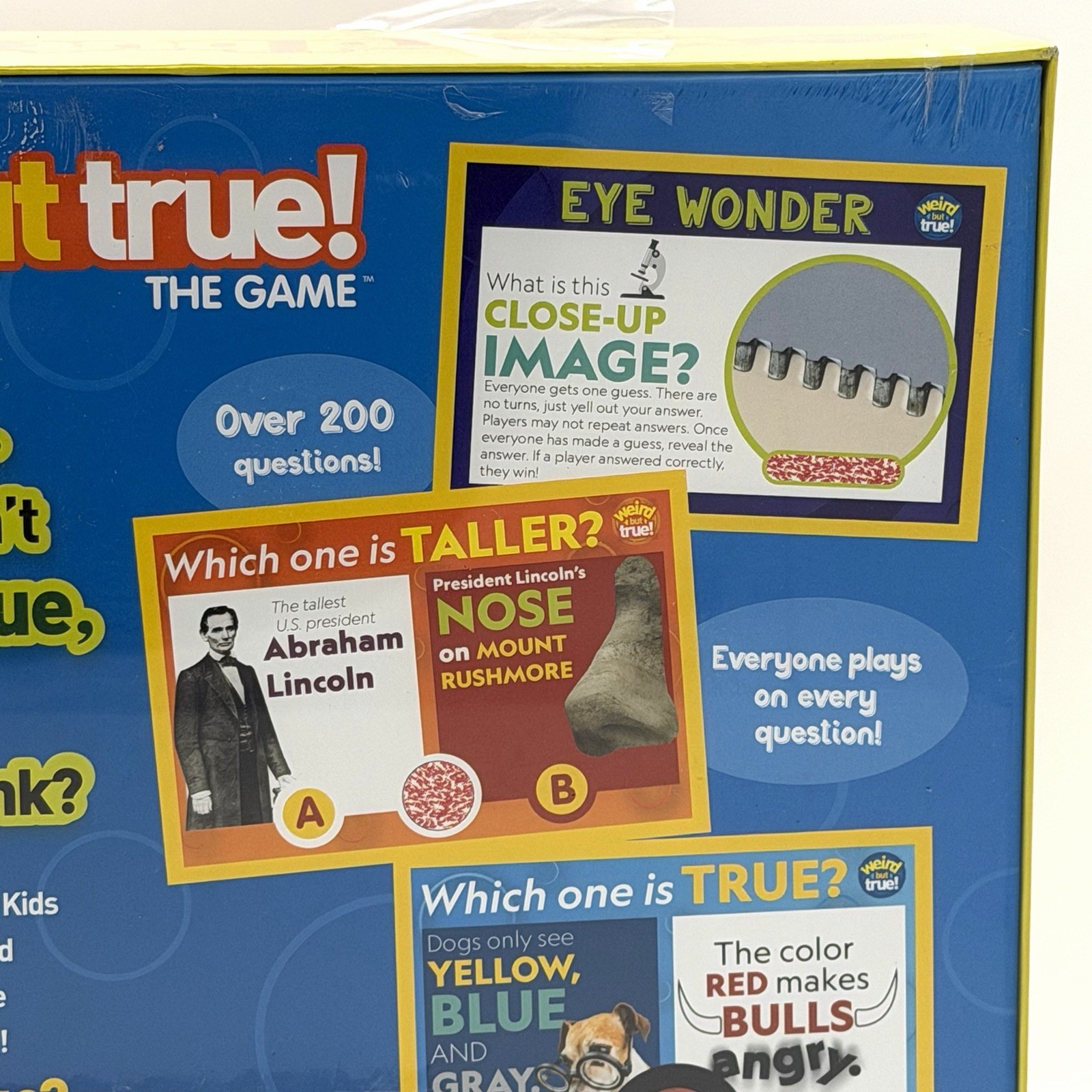 New Sealed Weird but true National Geographic Board Game