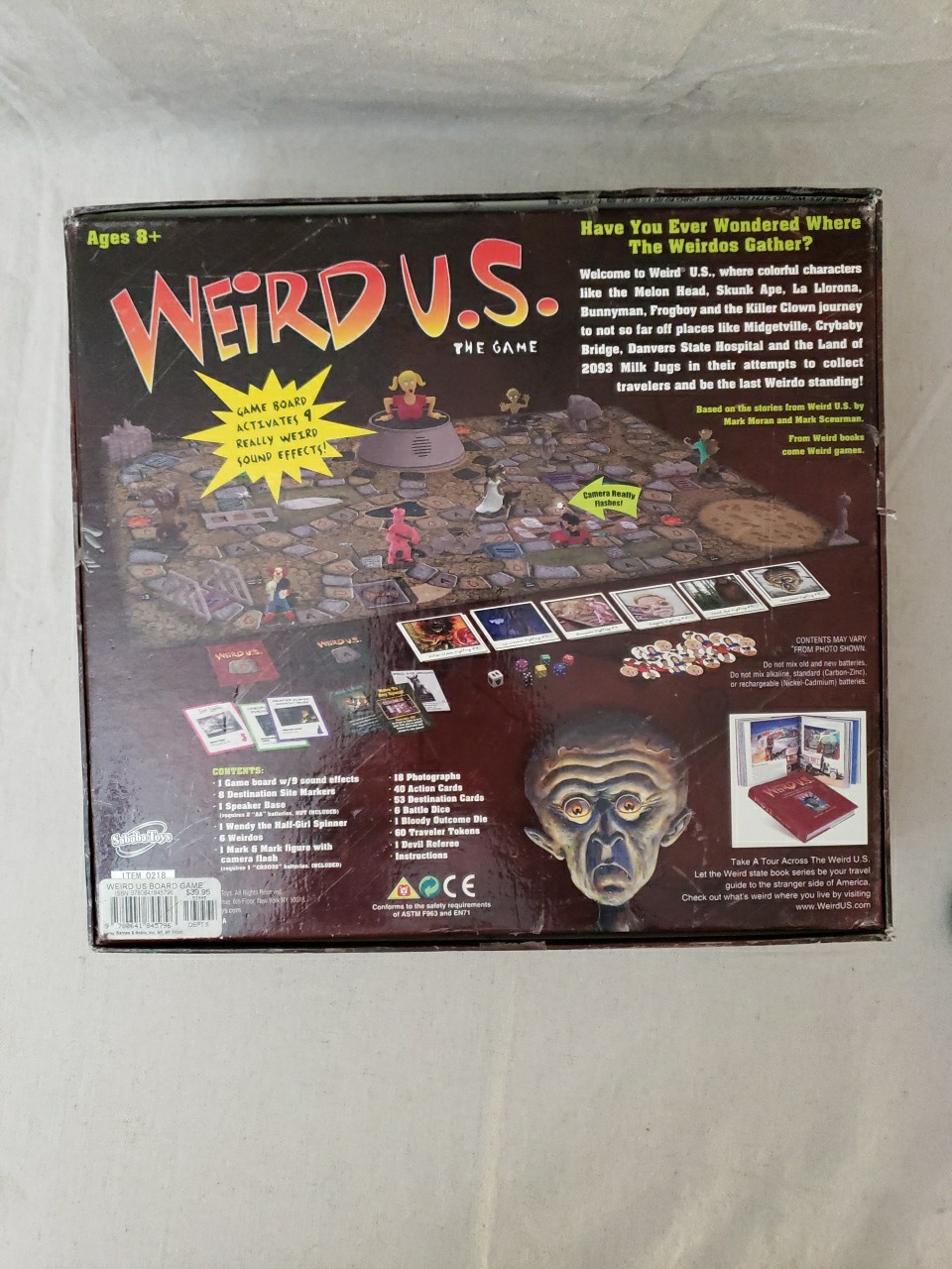 Weird U.S. the Game Boardgame Sababa Toys