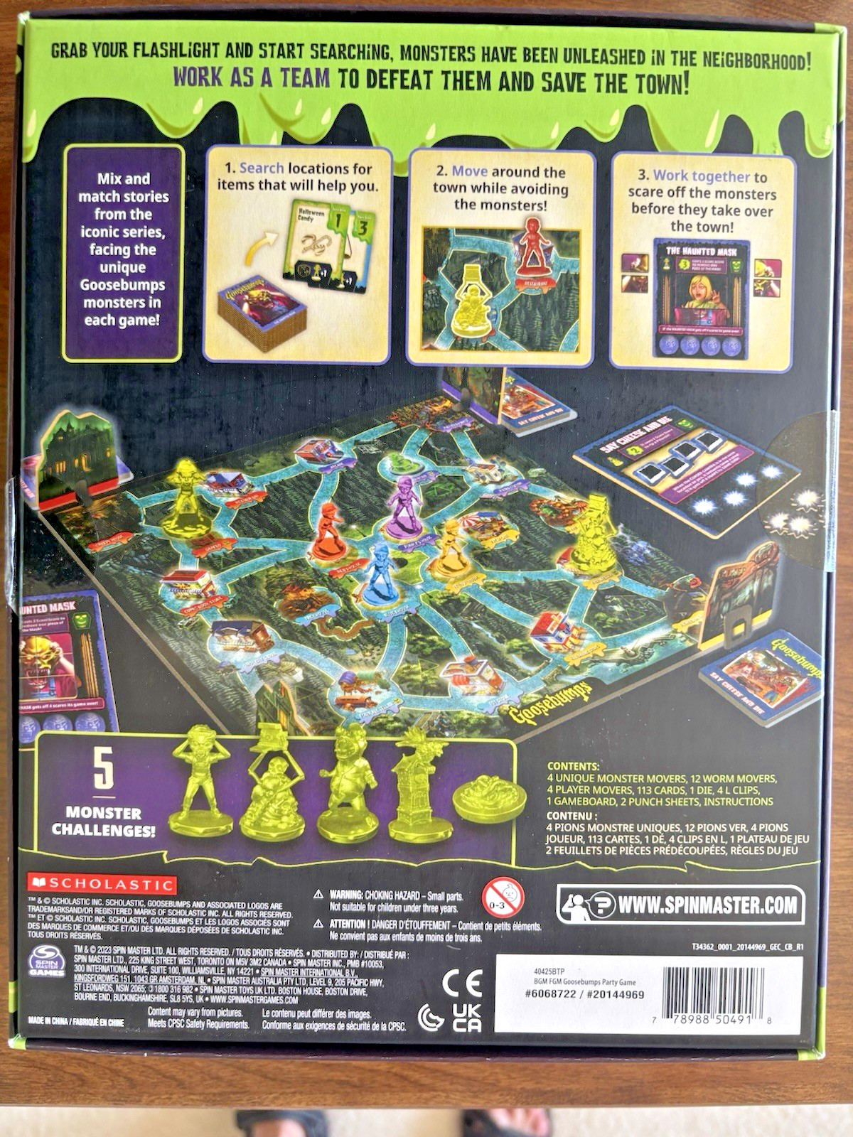 Goosebumps The Game Spooky Cooperative Monster Board Game for Kids Ages 8 and Up