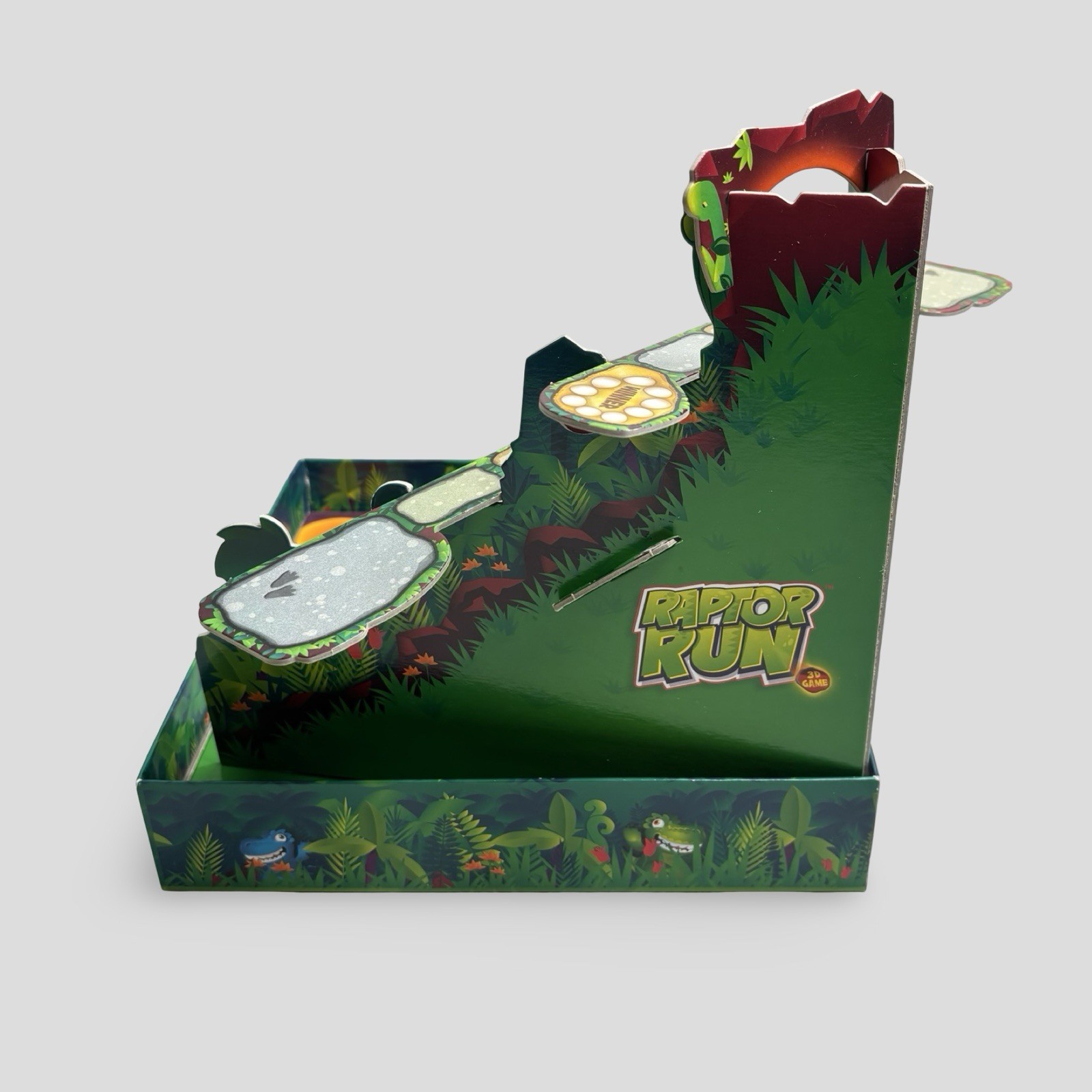 Buffalo Games Raptor Run 3D Game RARE HTF Ages 4+ Complete
