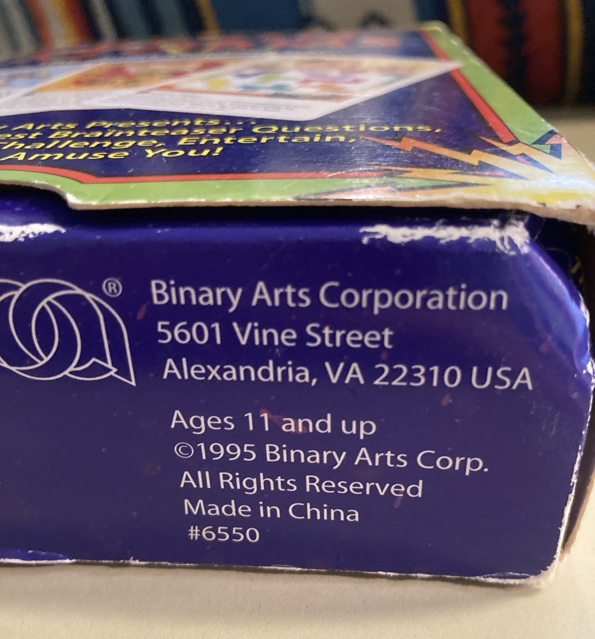 Brainteaser Game Visual Brain Storms Game The Smart Thinking Game Binary Arts ‘