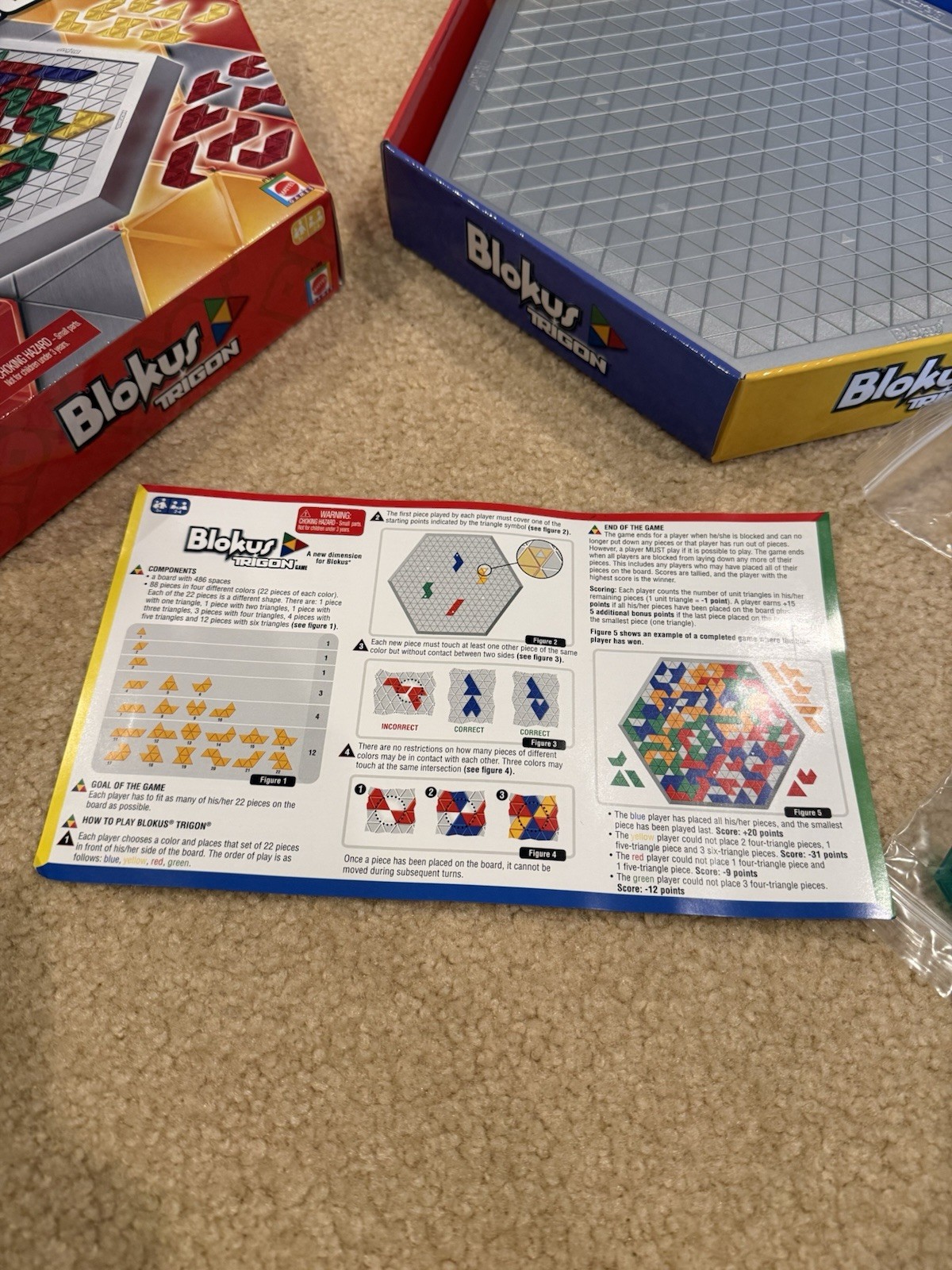 blokus trigon board game