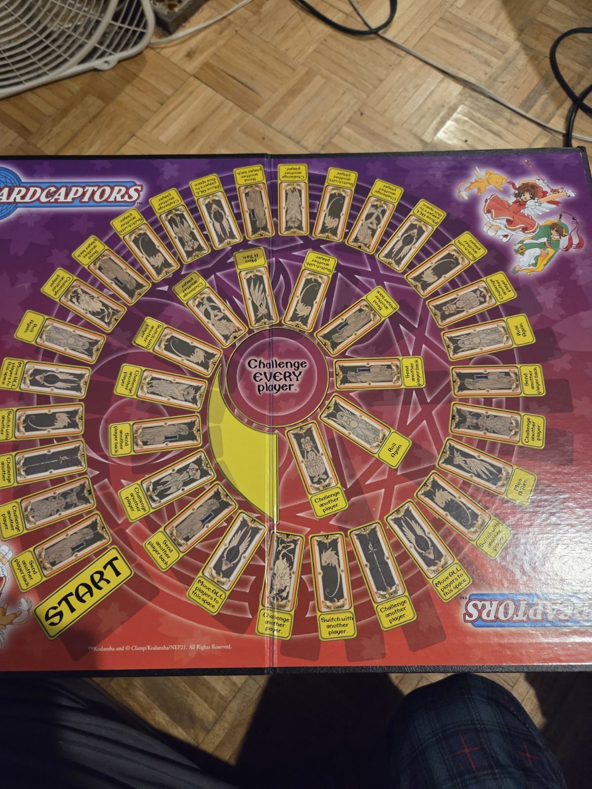 Cardcaptors: Challenge of the Clow Spirits Anime Board Game – 2001