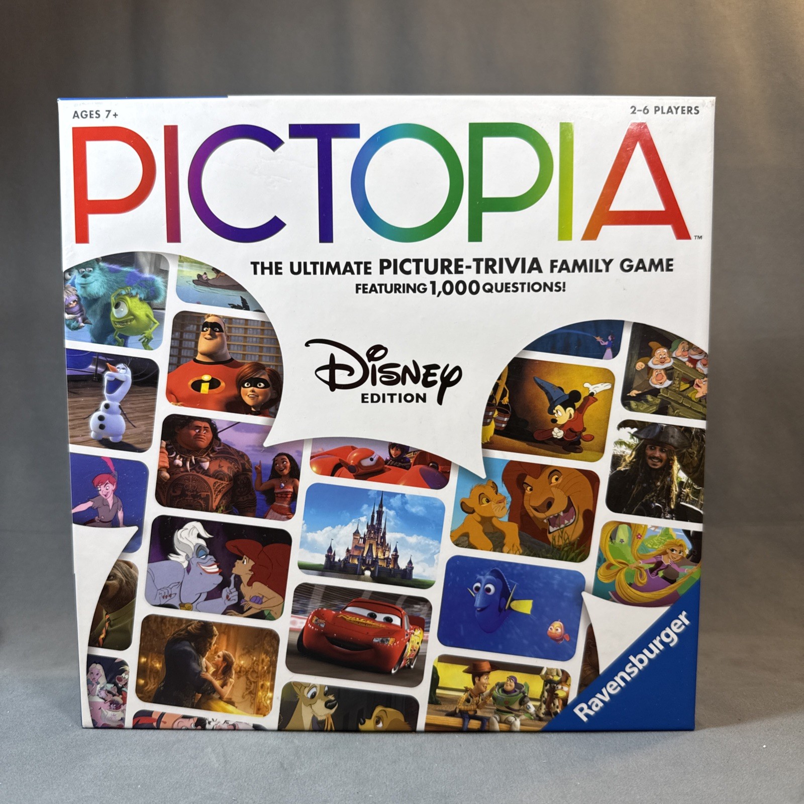 Pictopia Disney Edition, Ultimate Picture Trivia Game Ravensburger New Open Box
