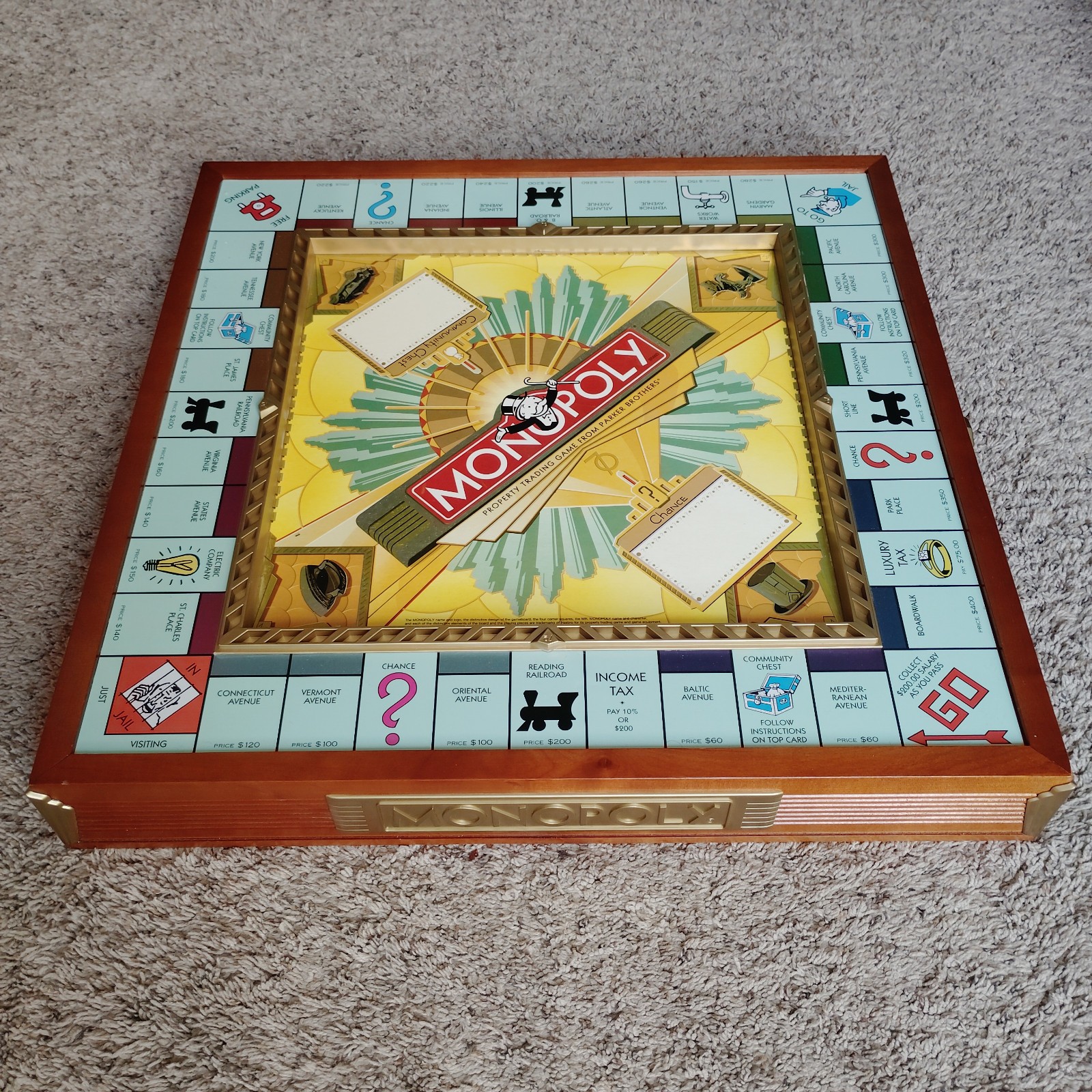 2005 Monopoly 70th Anniversary Premiere Edition Hasbro Complete Great Condition