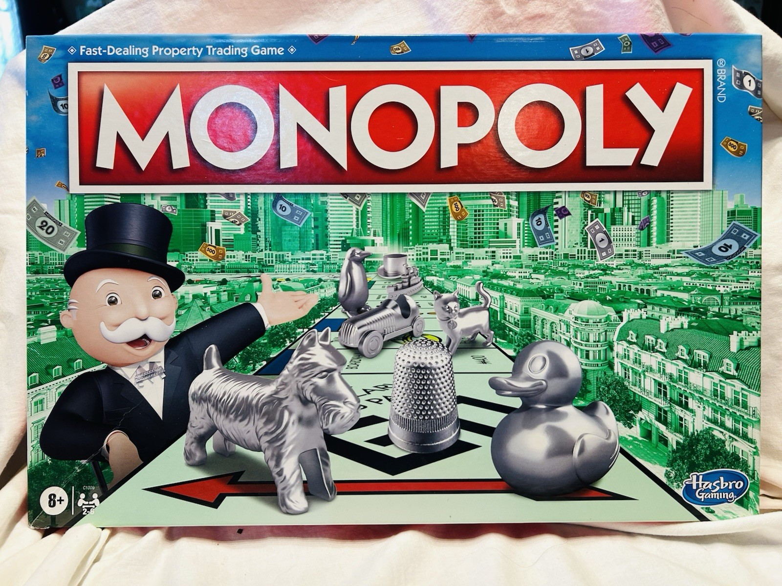 Monopoly Classic Board Game Hasbro Family Night 2-6 Players Ages 8+ Open Box Set