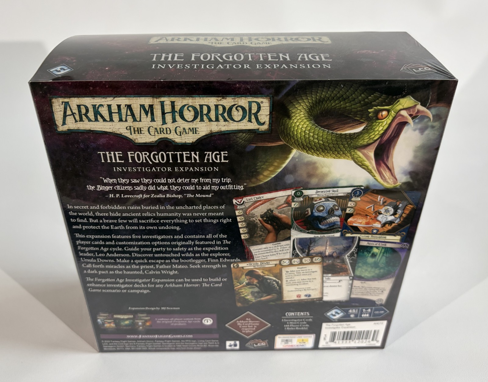 Arkham Horror The Card Game The Forgotten Age Investigator Expansion | NIS