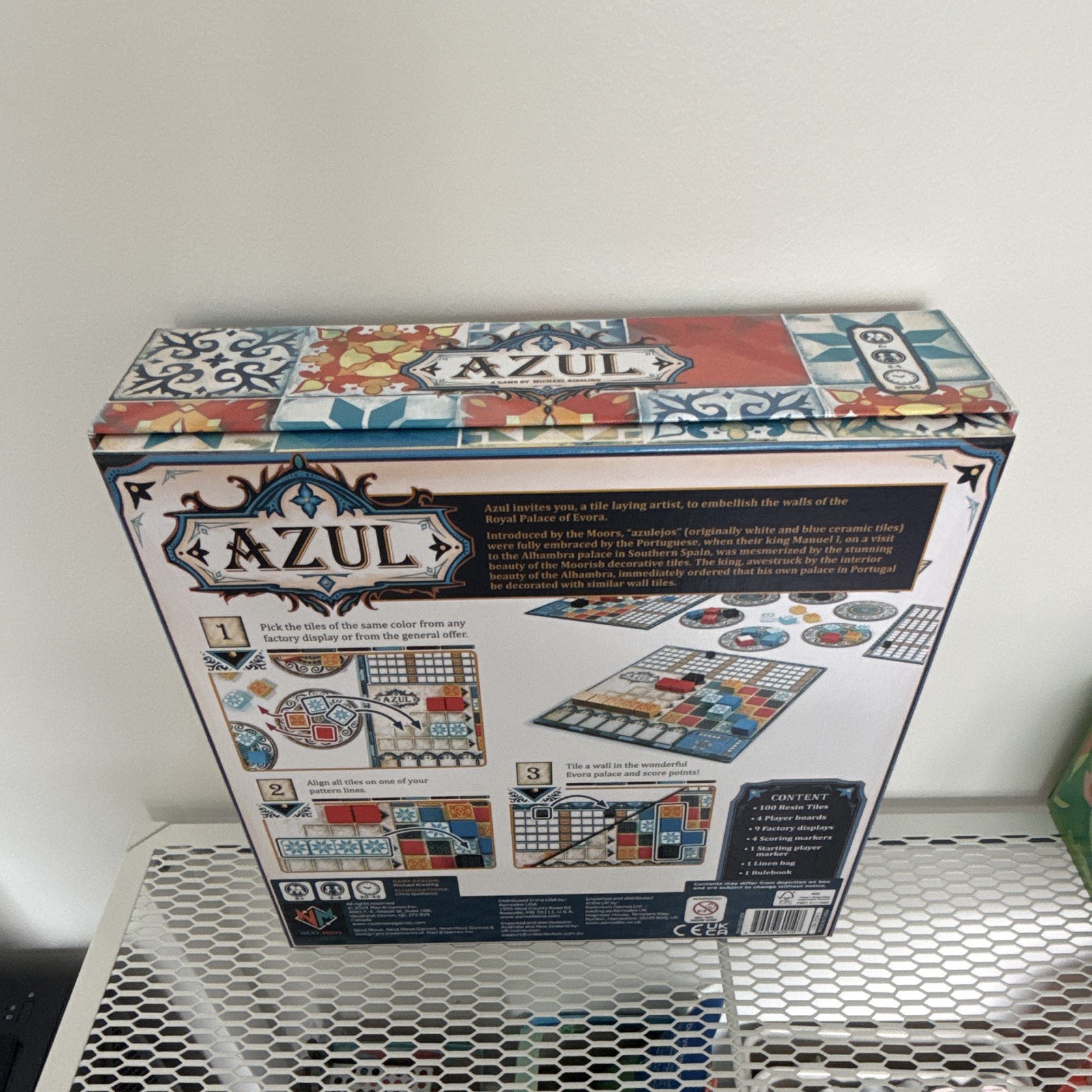 Next Move Azul Strategy Board Game Complete 2+ Players