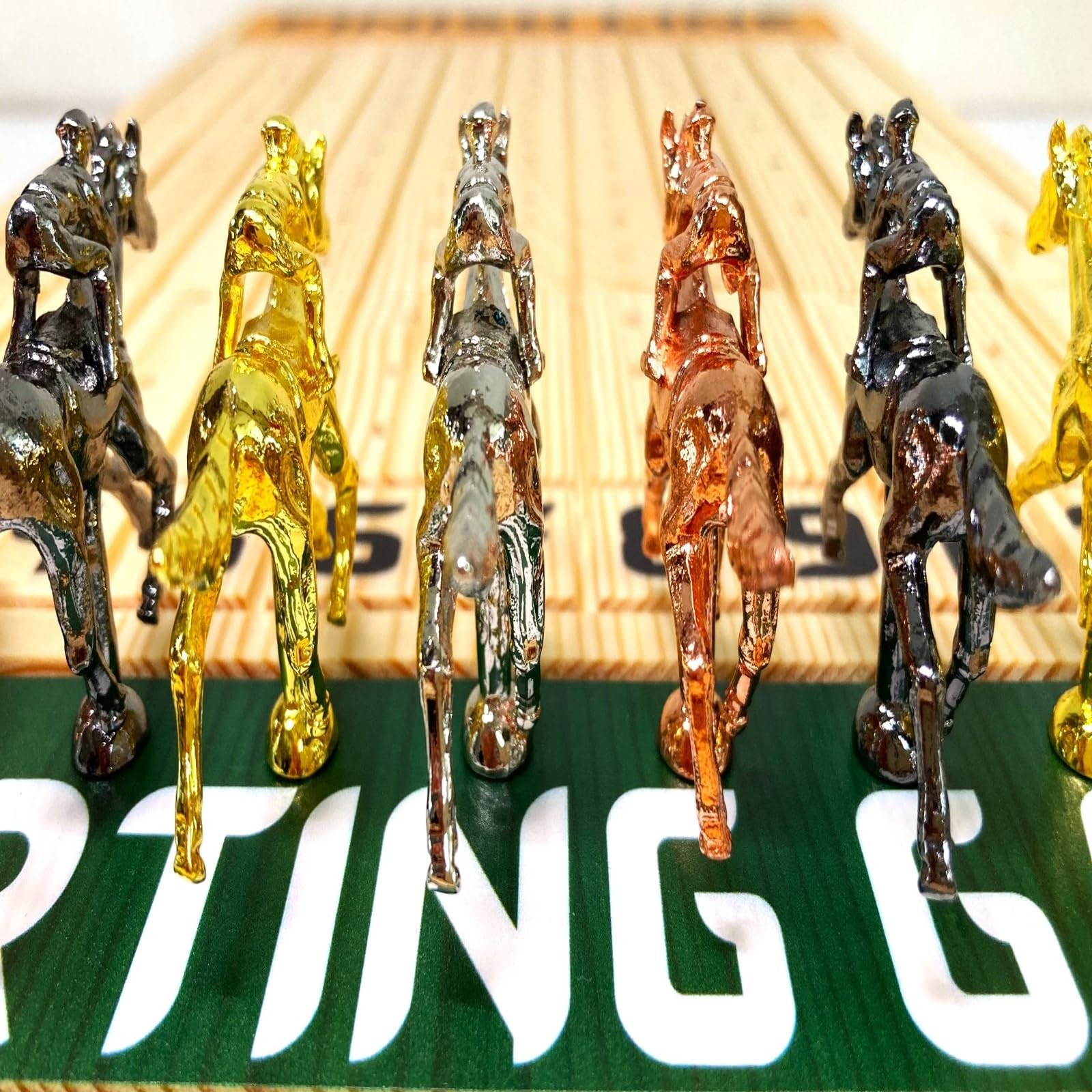 Horse Racing Game for Adults, Foldable Horse Race Board Game with 11 Luxuriou…