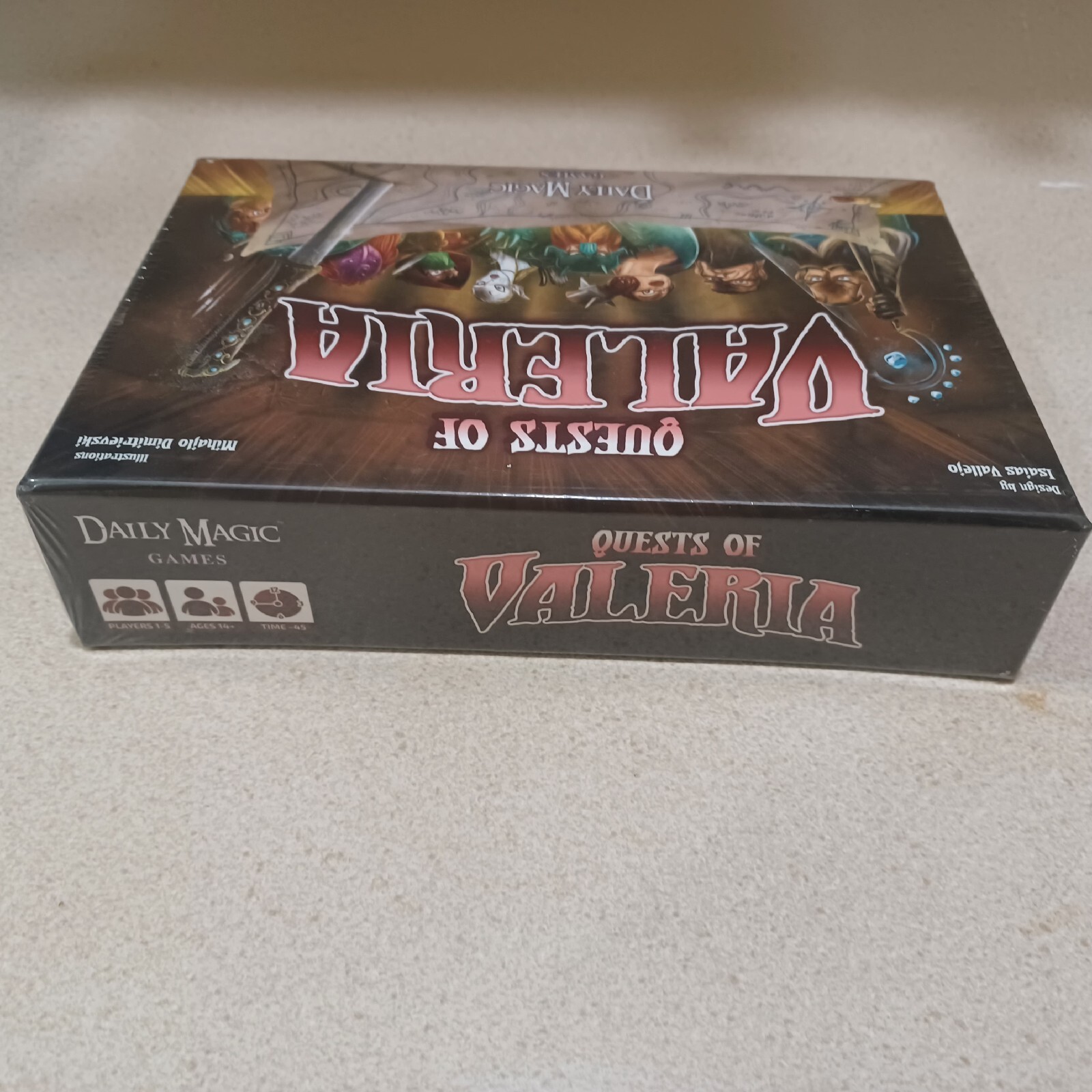 NEW Quests of Valeria Kickstarter Edition Board Card Game 2016 Daily Magic Games
