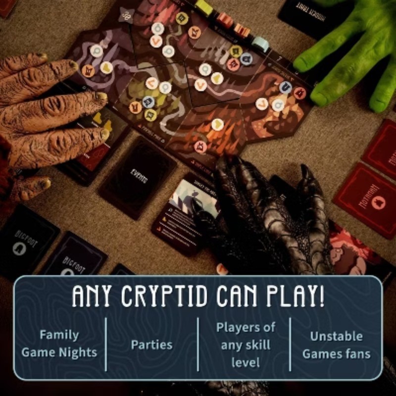 Twisted Cryptids Board Game: Creative Thinking, 30-60 Min Play, 2-4 Players