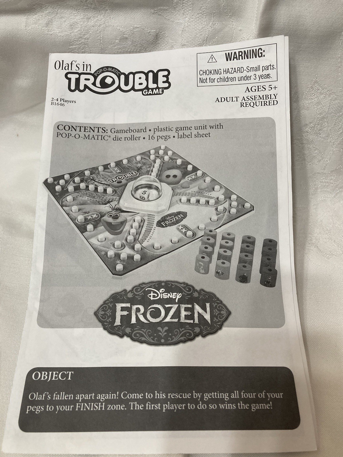 Disney’s Frozen Olaf’s In Trouble By Hasbro