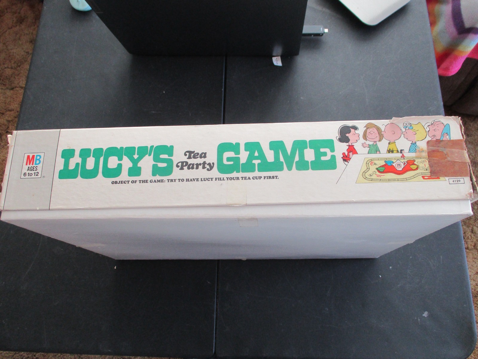 Vintage 1971 Peanuts Lucy’s Tea Party Game Milton Bradley 4129 Missing 4 sugars
