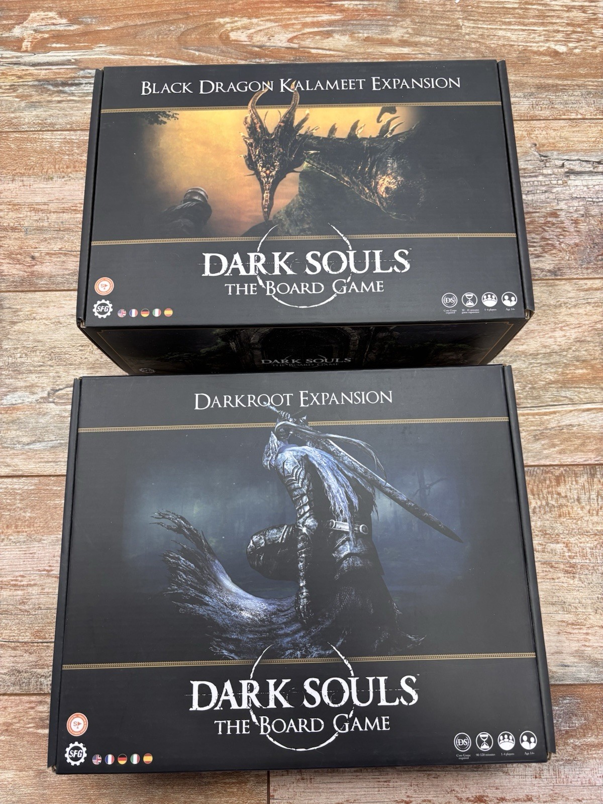Dark Souls The Board Game Darkroot Black Dragon Kalamee Expansions NEW Open Box