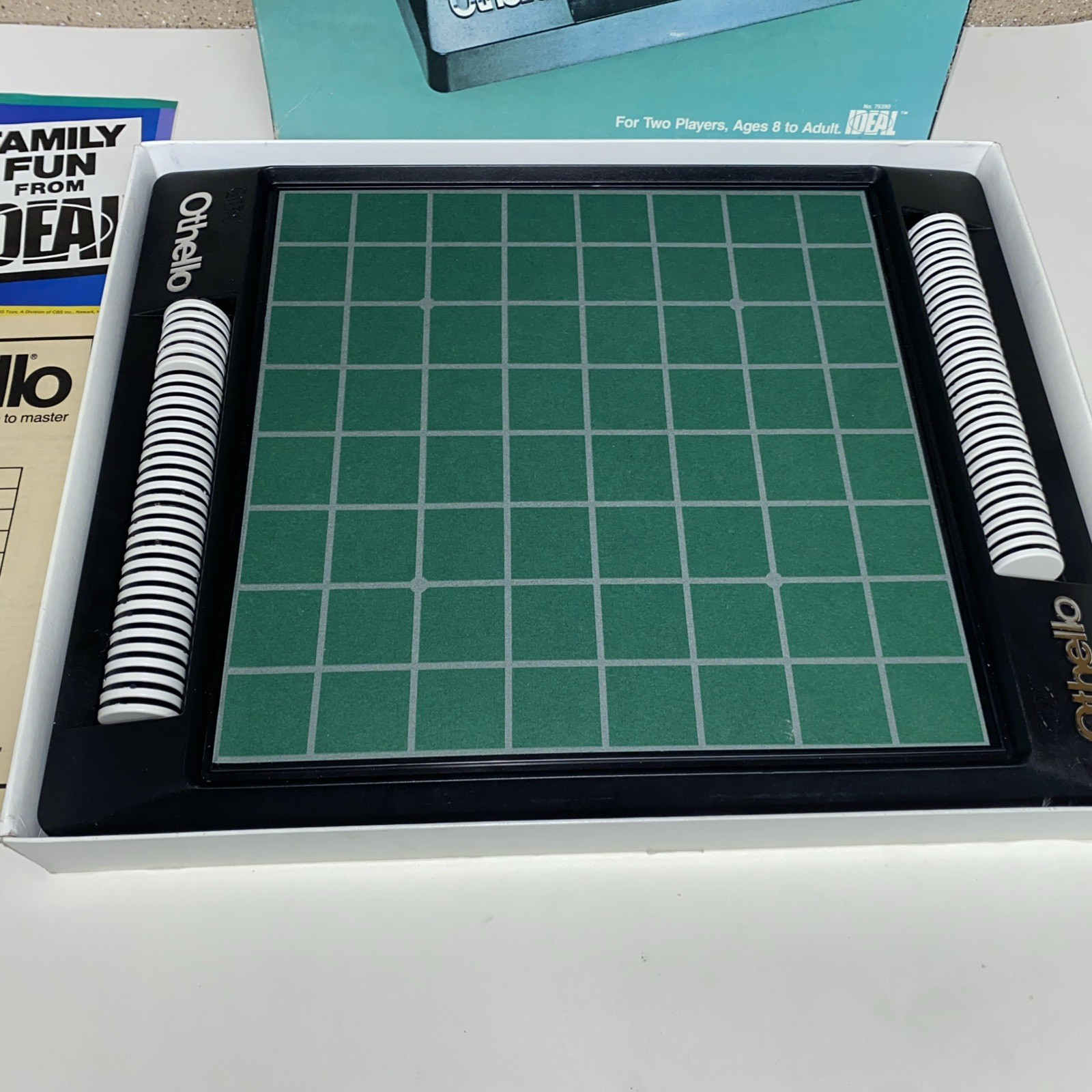 Othello 1984 & Overturn 1993 Board Games Strategy Vintage COMPLETE VG