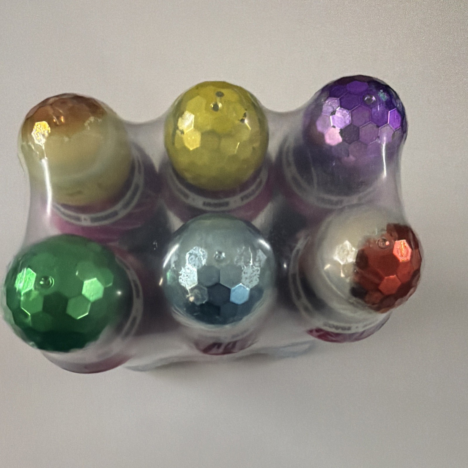 Glitter Bingo Dauber Ink 6Pk Mixed Colors 3oz Dabbers Marker Set