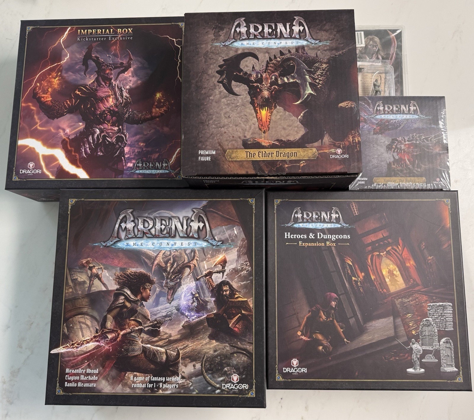 Arena: The Contest with Kickstarter Exclusive Bundle