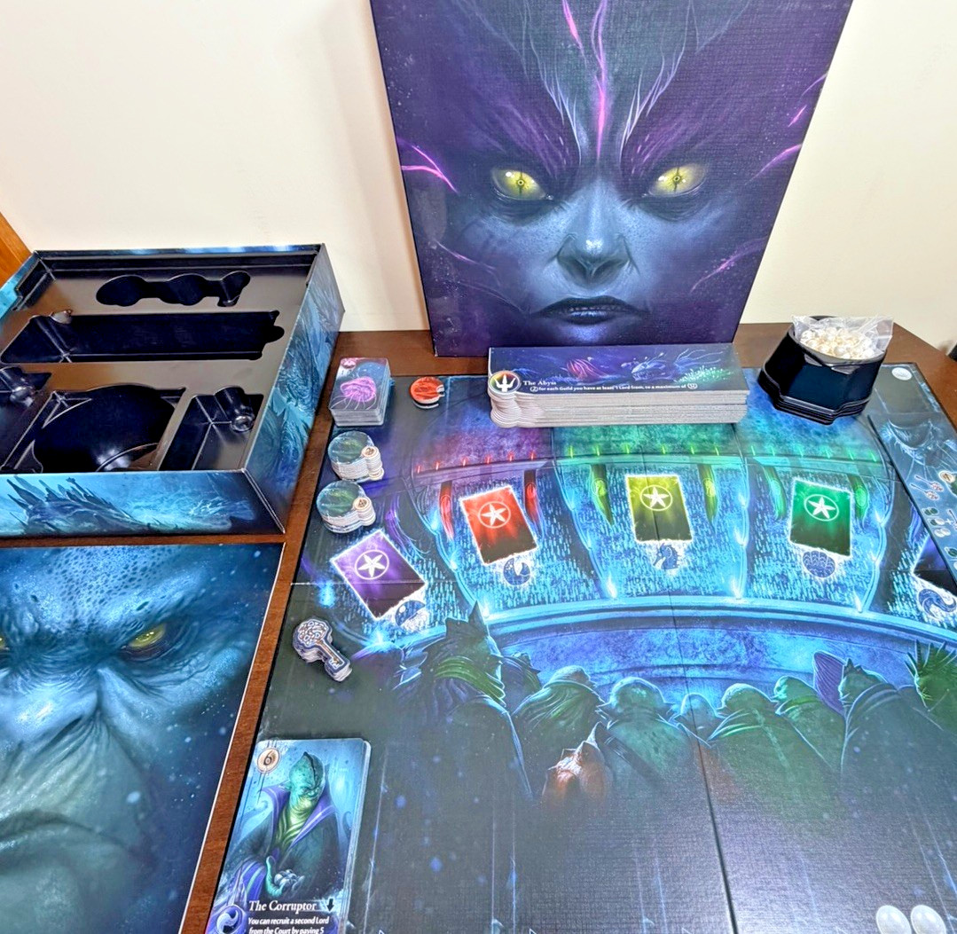 Abyss Bombyx Board Game (Purple Box) Excellent Condition