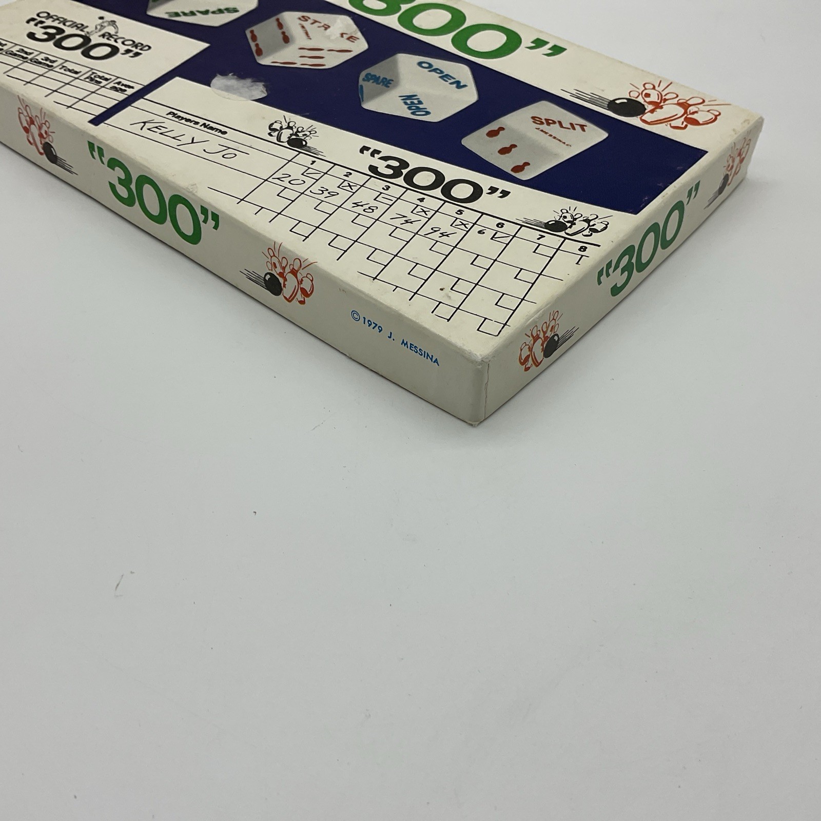 “300” Bowling Dice Game 1979 J. Messina Duluth MN Vintage RARE Complete