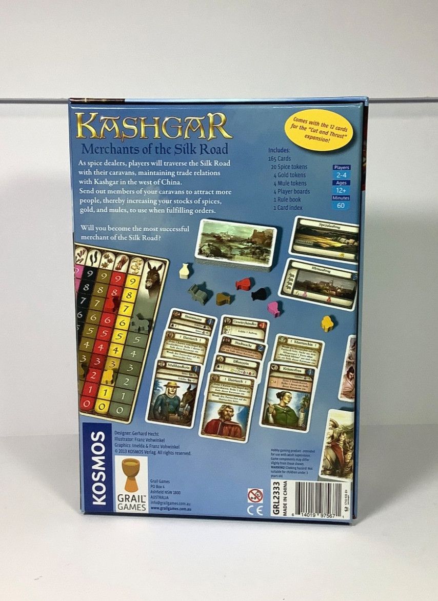 Kashgar Merchants of the Silk Road Kosmos Game Grail Games 2013