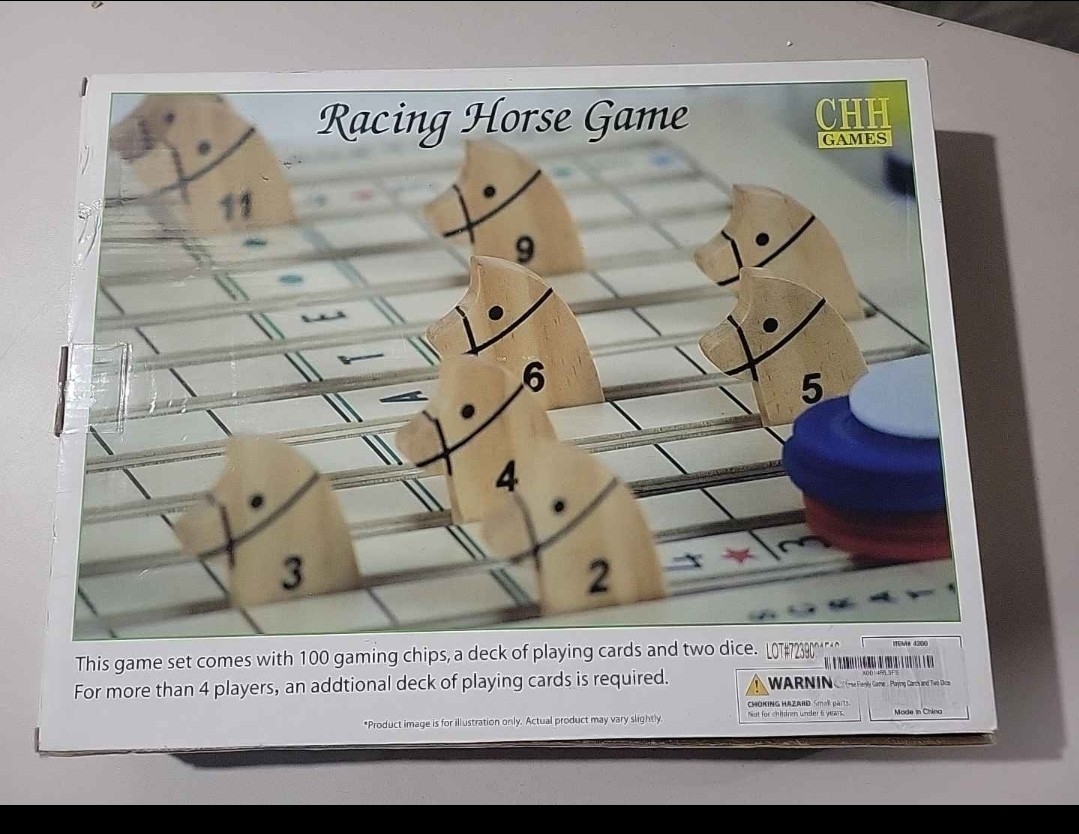 Race Horse Game By CHH GAMES For Ages 8+, 2-8 Players