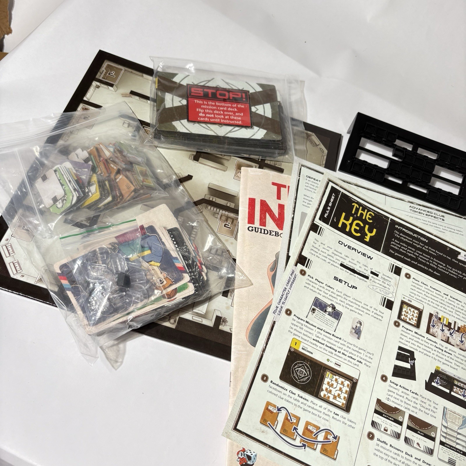 The Initiative Cooperative Game COMPLETE Asmodee Strategy Codebreaking
