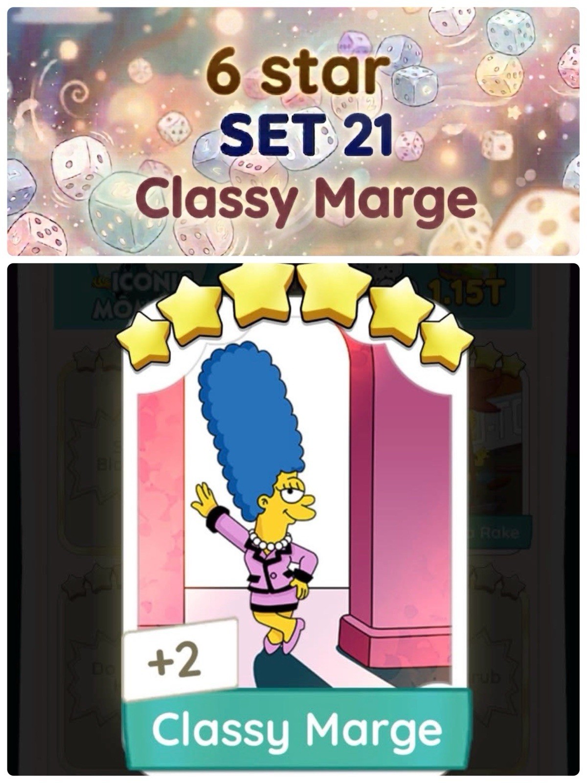 Classy Marge – 6 Star – Set 21 Monopoly go